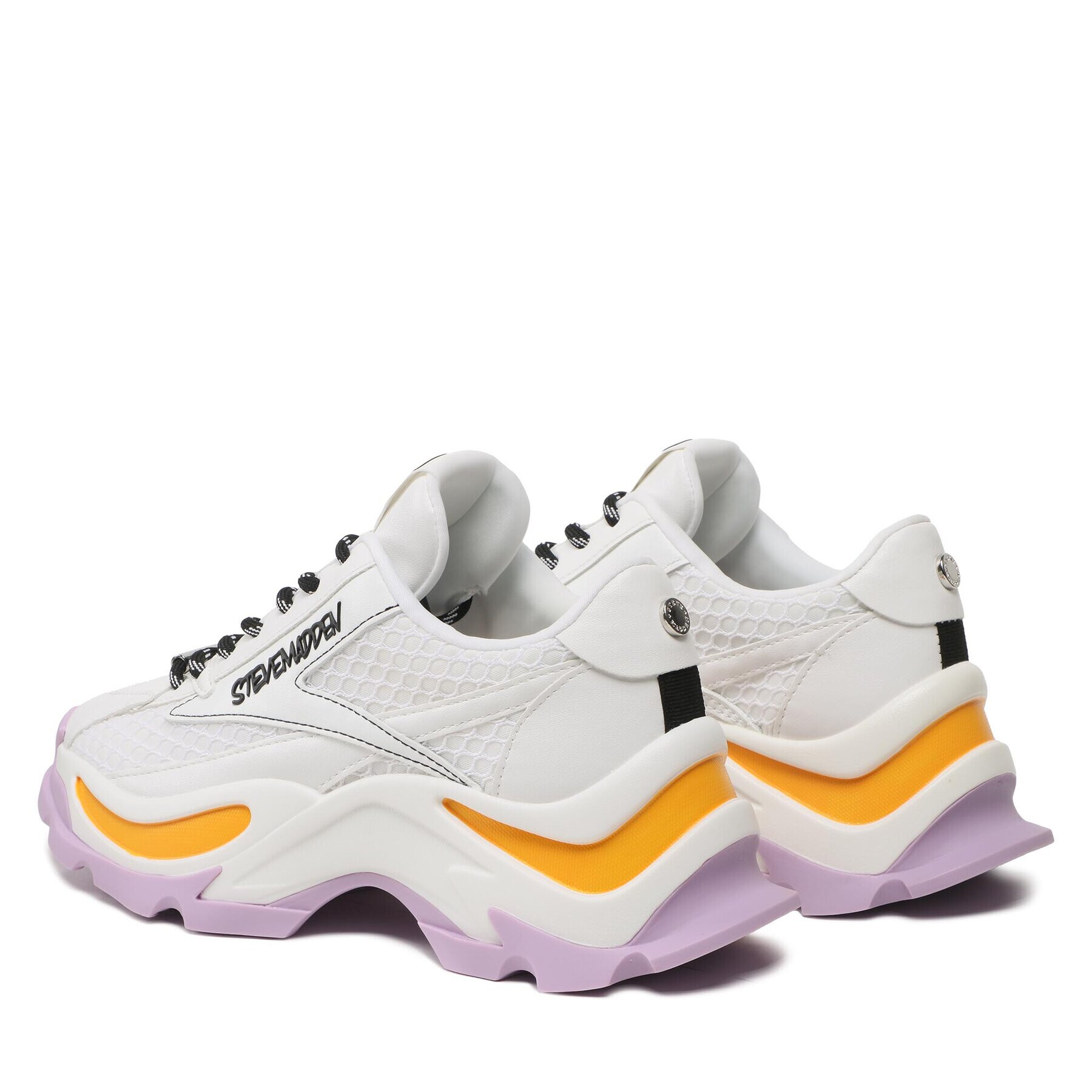 Steve Madden Sneakersy Zoomz SM11002327-140 Bílá - Pepit.cz