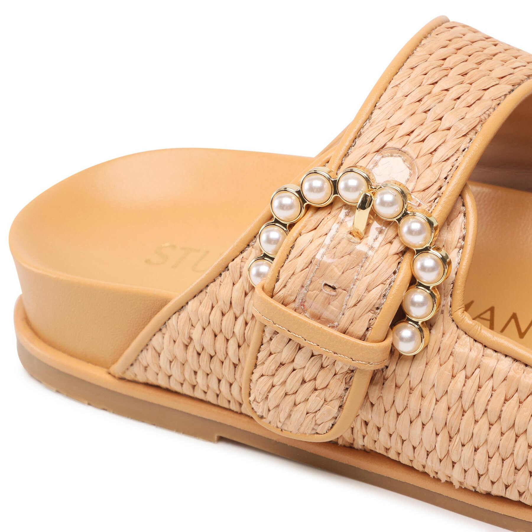 Stuart Weitzman Nazouváky Piper Slide Sandal SA803 Hnědá - Pepit.cz