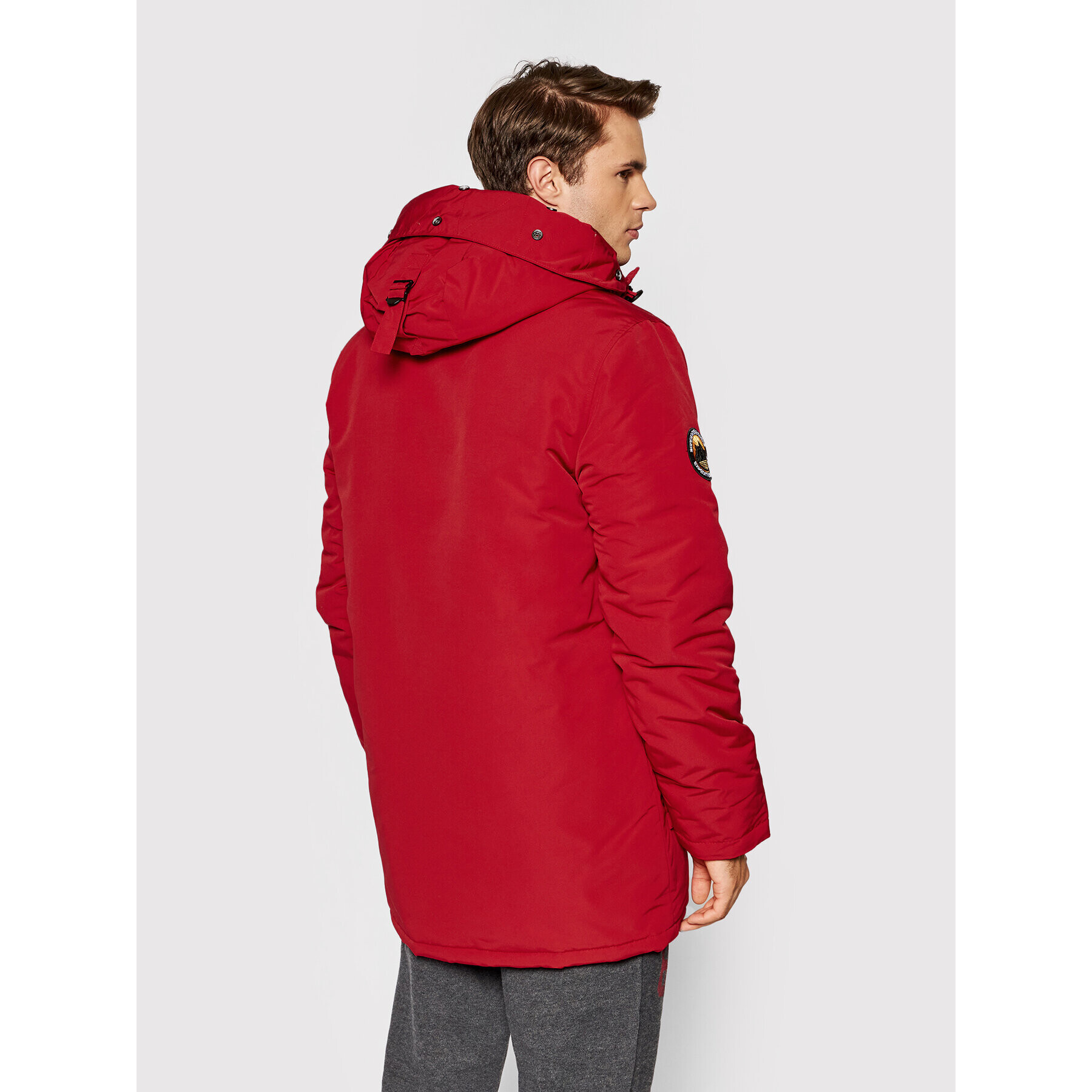 Superdry Parka Everest M5011192A Červená Regular Fit - Pepit.cz