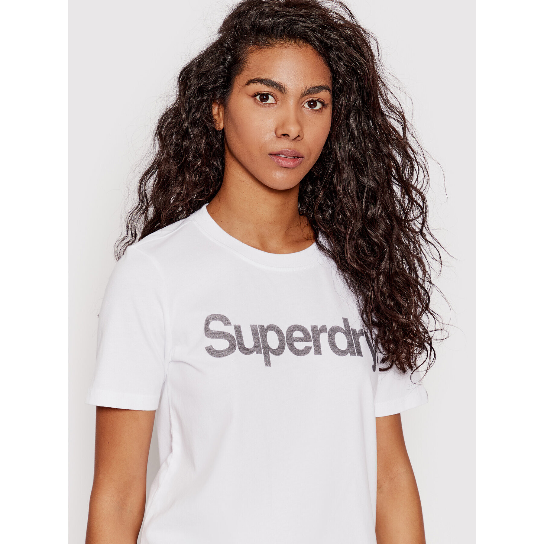 Superdry T-Shirt Cl W1010710A Bílá Regular Fit - Pepit.cz