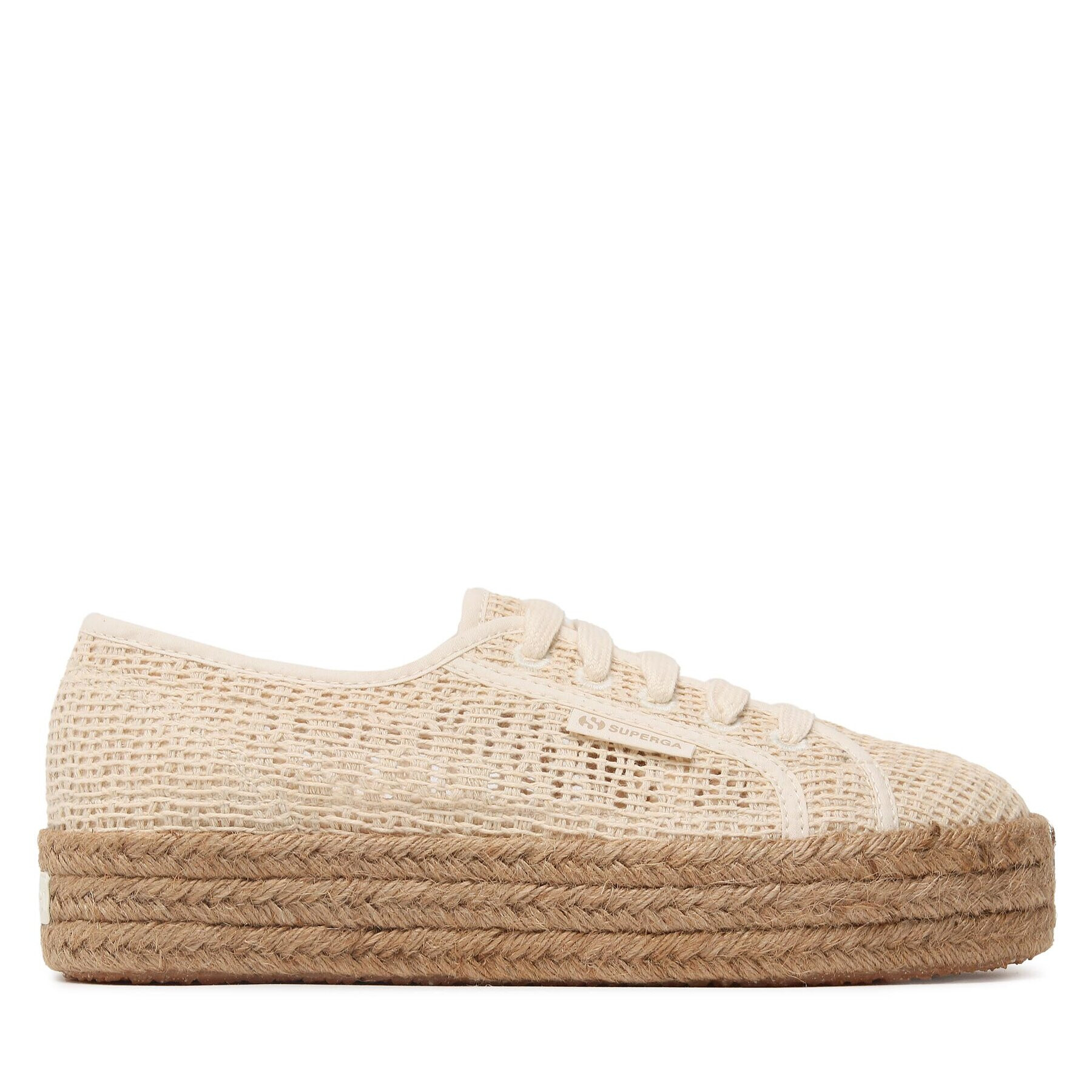 Superga Espadrilky 2730 Rope Organc Macrame Béžová - Pepit.cz