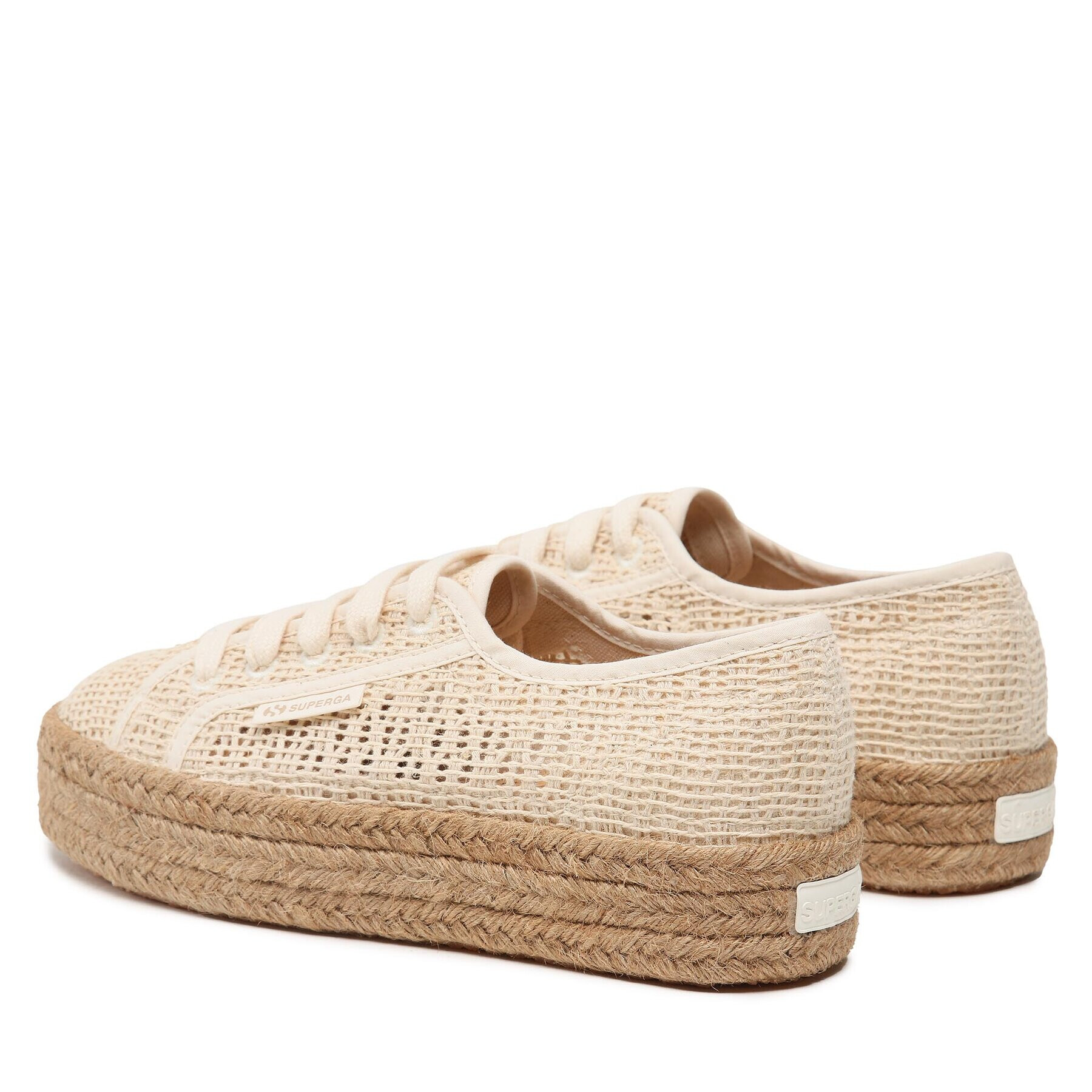 Superga Espadrilky 2730 Rope Organc Macrame Béžová - Pepit.cz