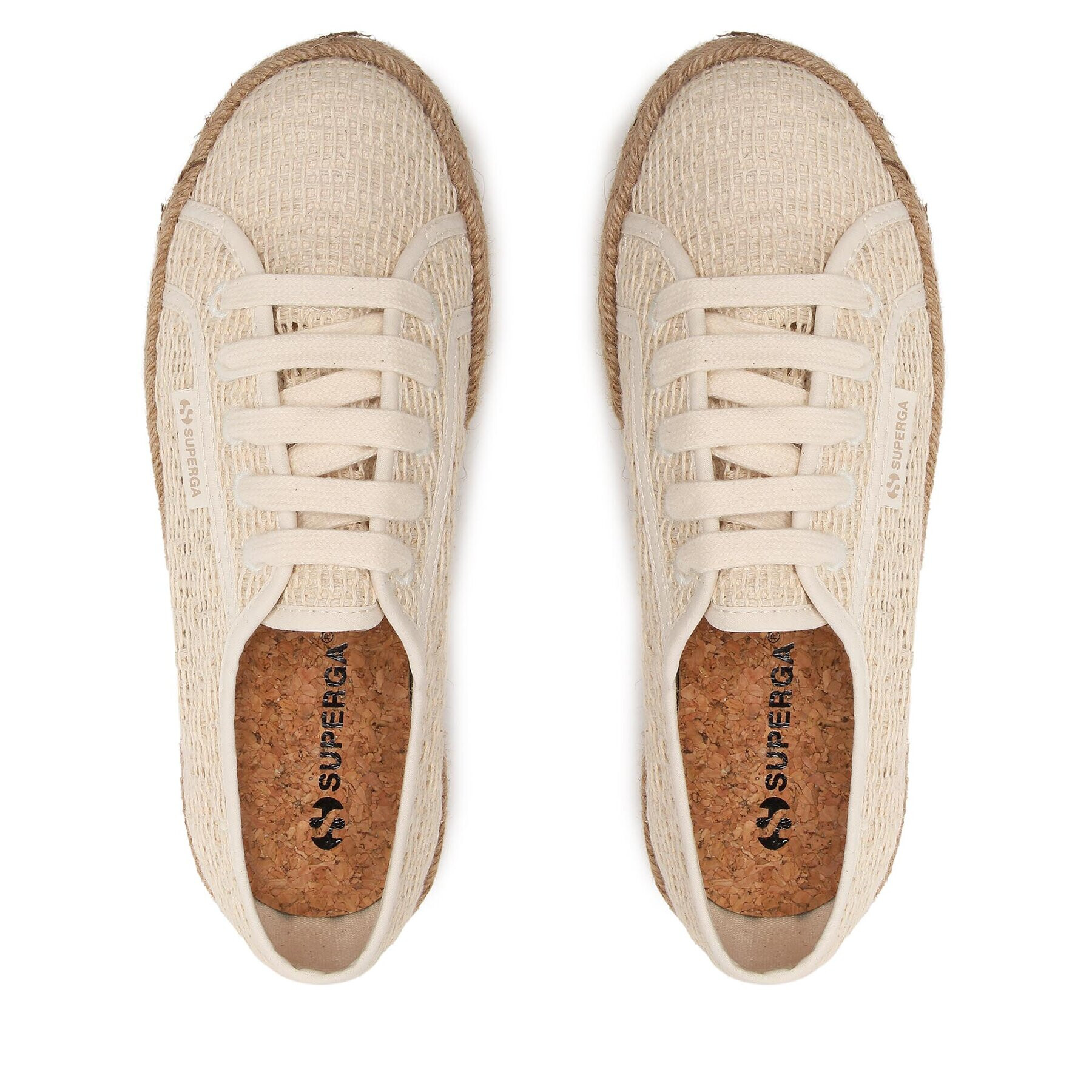 Superga Espadrilky 2730 Rope Organc Macrame Béžová - Pepit.cz