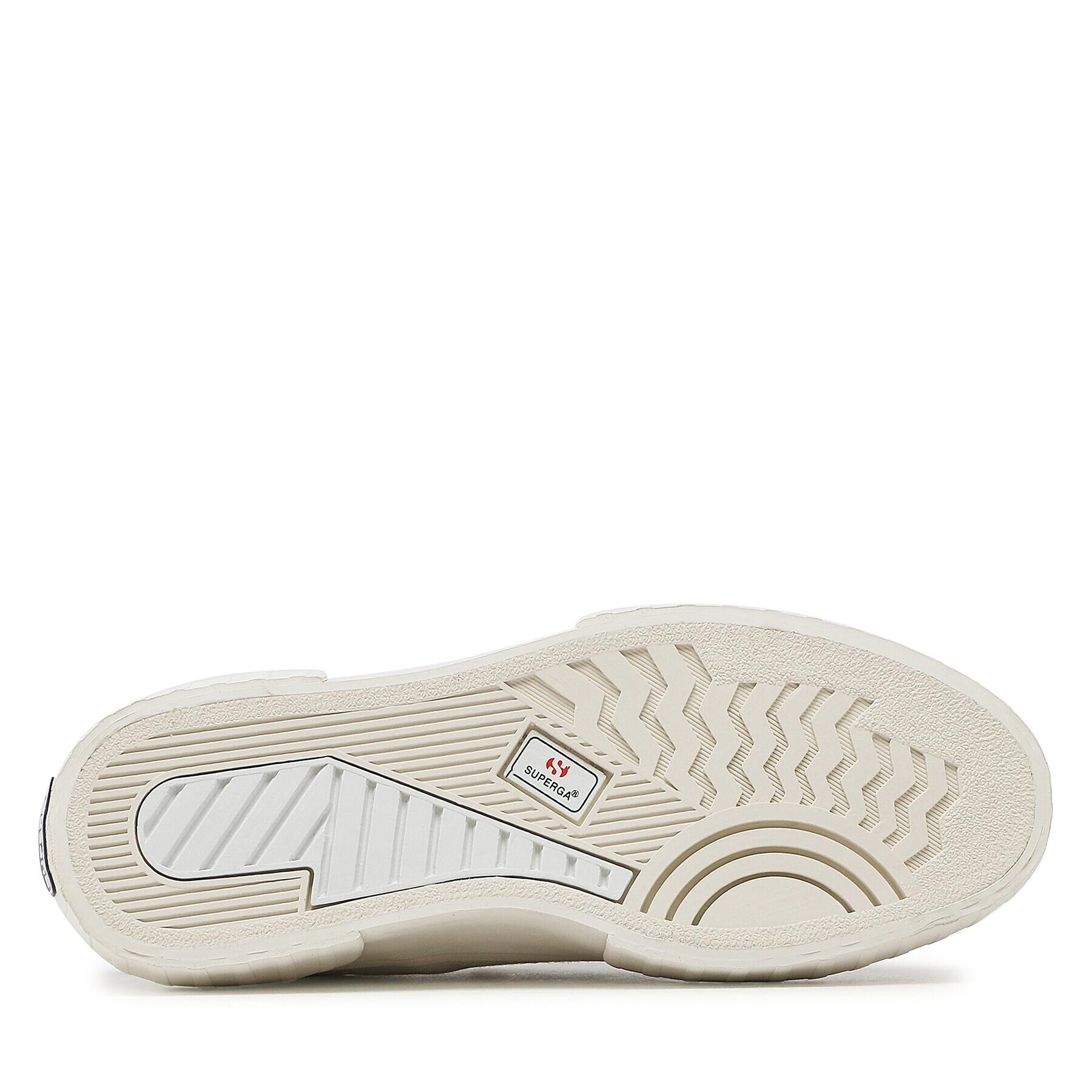 Superga Plátěnky Stripe Platform 2631 S5111SW Bílá - Pepit.cz