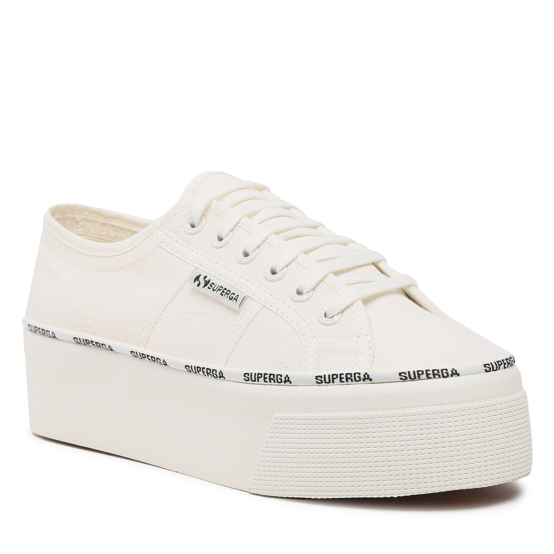 Superga Tenisky 2790 Logo Piping S3125LW Bílá - Pepit.cz