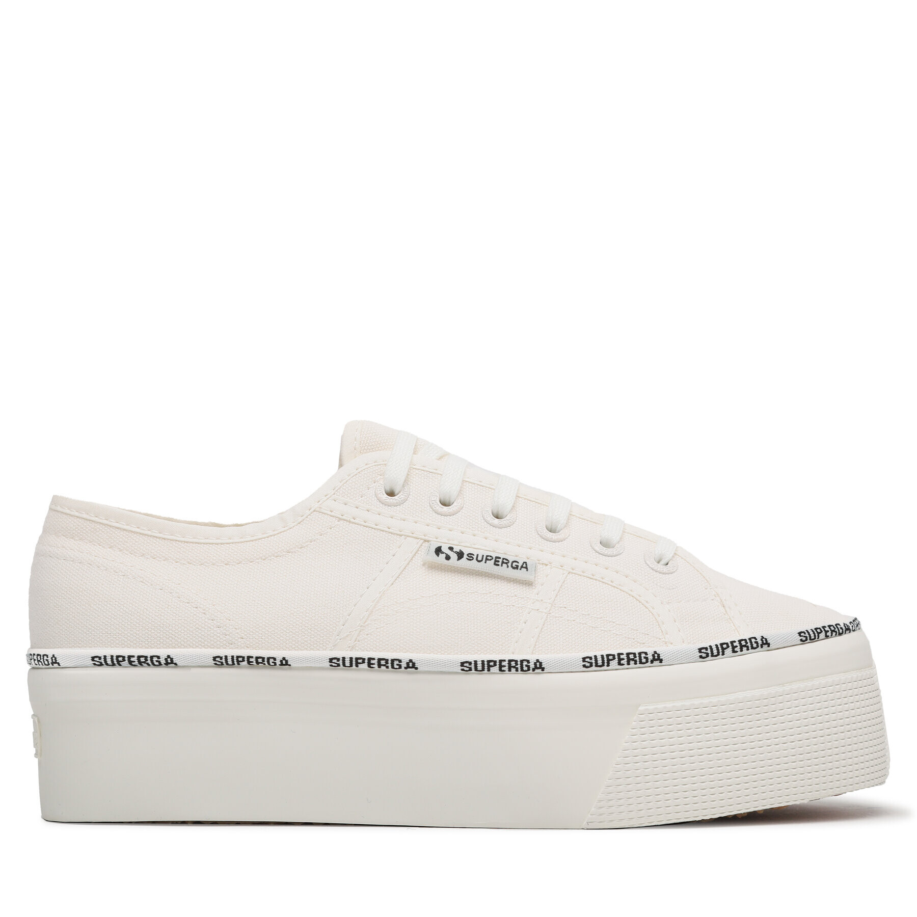 Superga Tenisky 2790 Logo Piping S3125LW Bílá - Pepit.cz