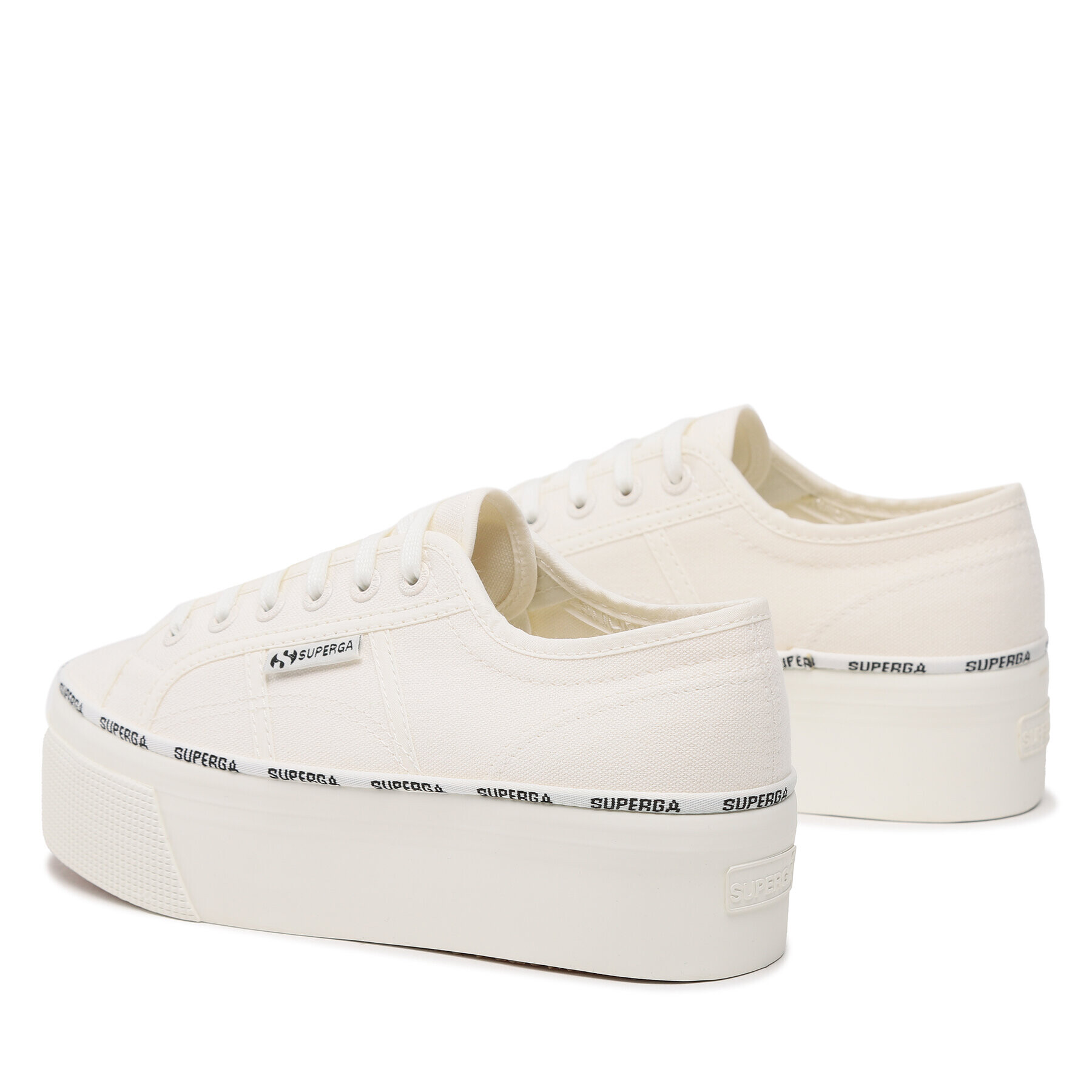 Superga Tenisky 2790 Logo Piping S3125LW Bílá - Pepit.cz