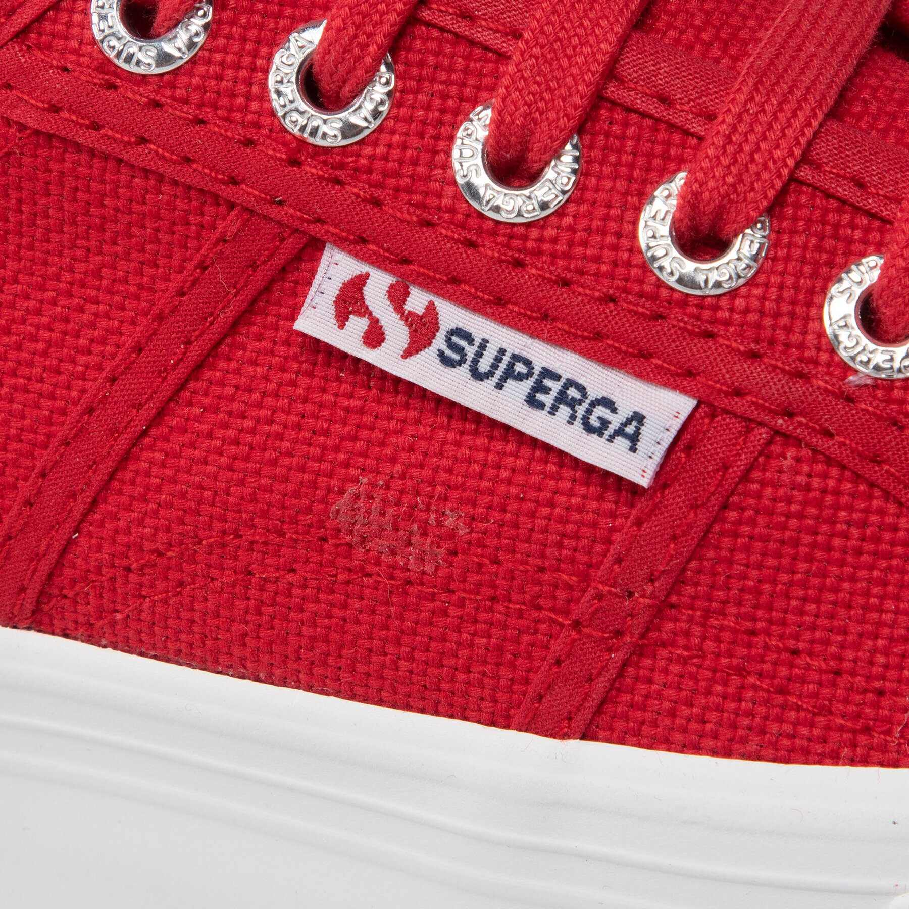 Superga Tenisky 2790 Paltform S9111LW Červená - Pepit.cz