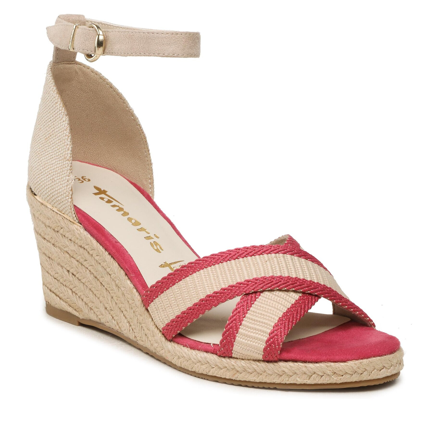 Tamaris Espadrilky 1-28343-20 Růžová - Pepit.cz