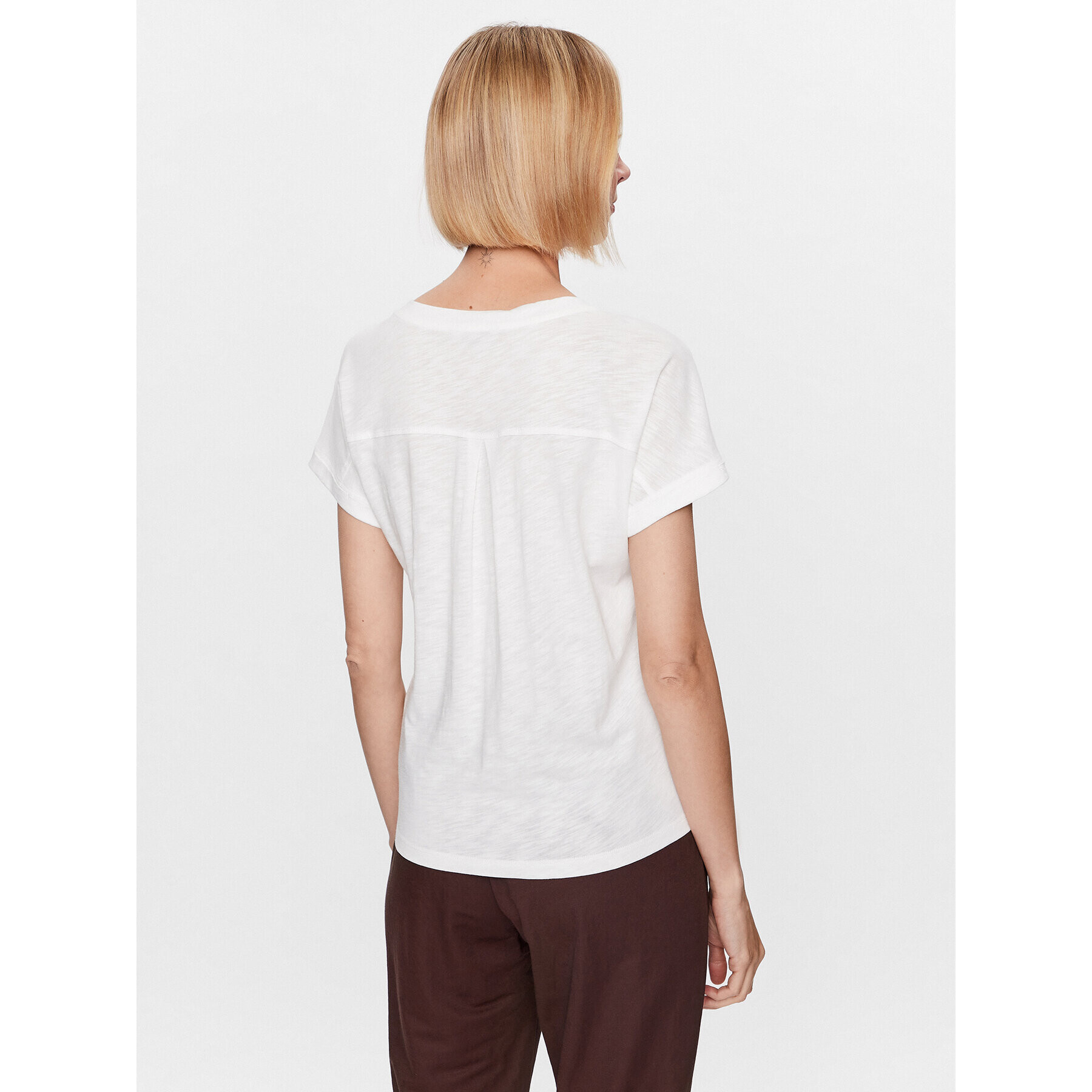 Tatuum Halenka Slibi T2309.044 Bílá Slim Fit - Pepit.cz