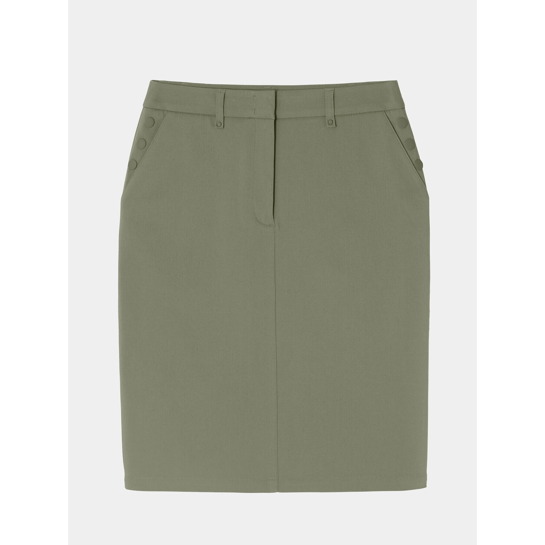 Tatuum Pouzdrová sukně Fili T2318.174 Khaki Slim Fit - Pepit.cz