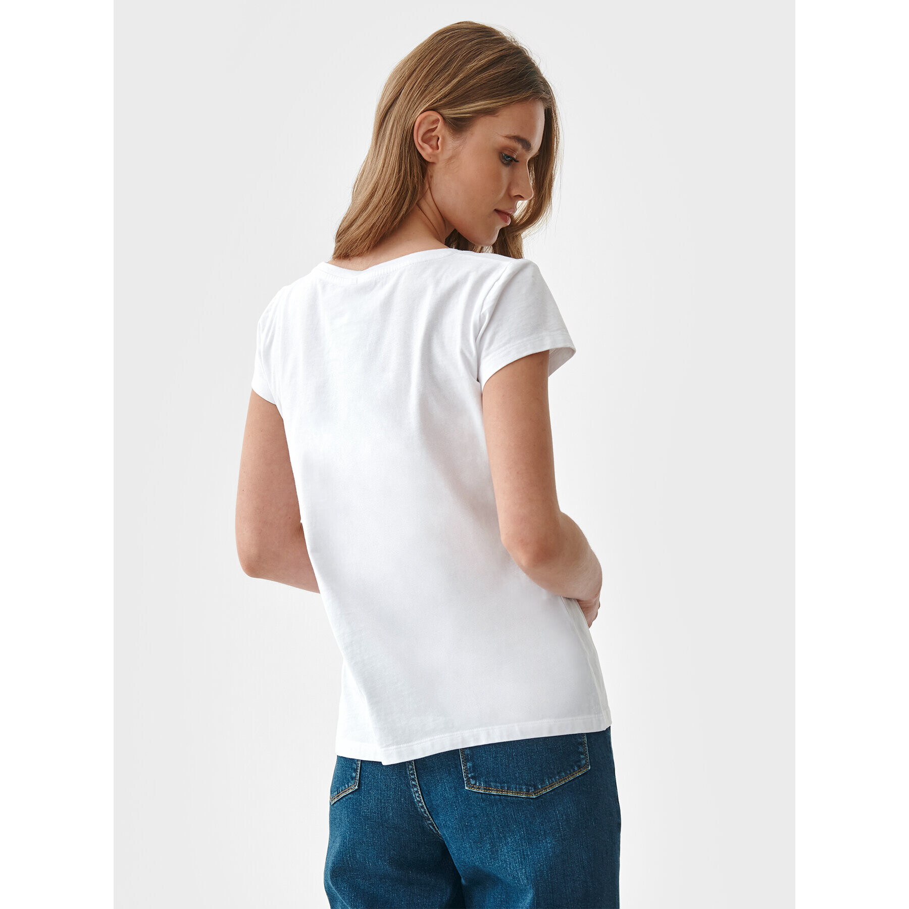 Tatuum T-Shirt Antonia 1 T2216.112 Bílá Regular Fit - Pepit.cz