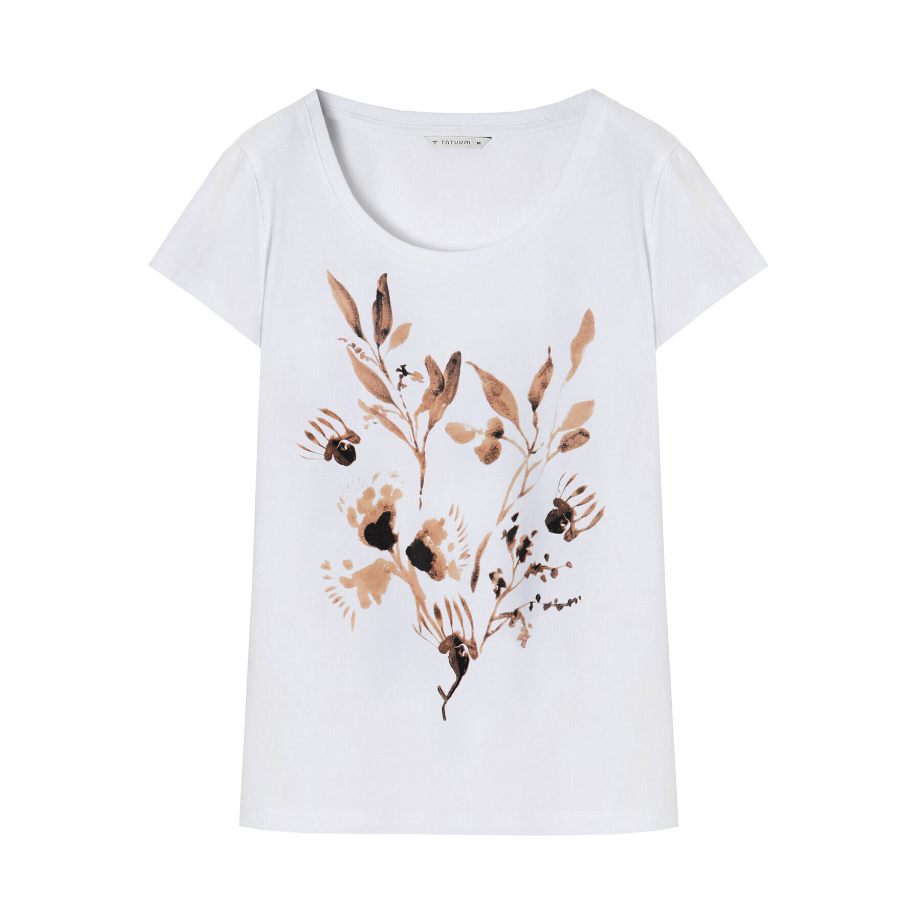 Tatuum T-Shirt Antonia 1 T2309.112 Bílá Regular Fit - Pepit.cz