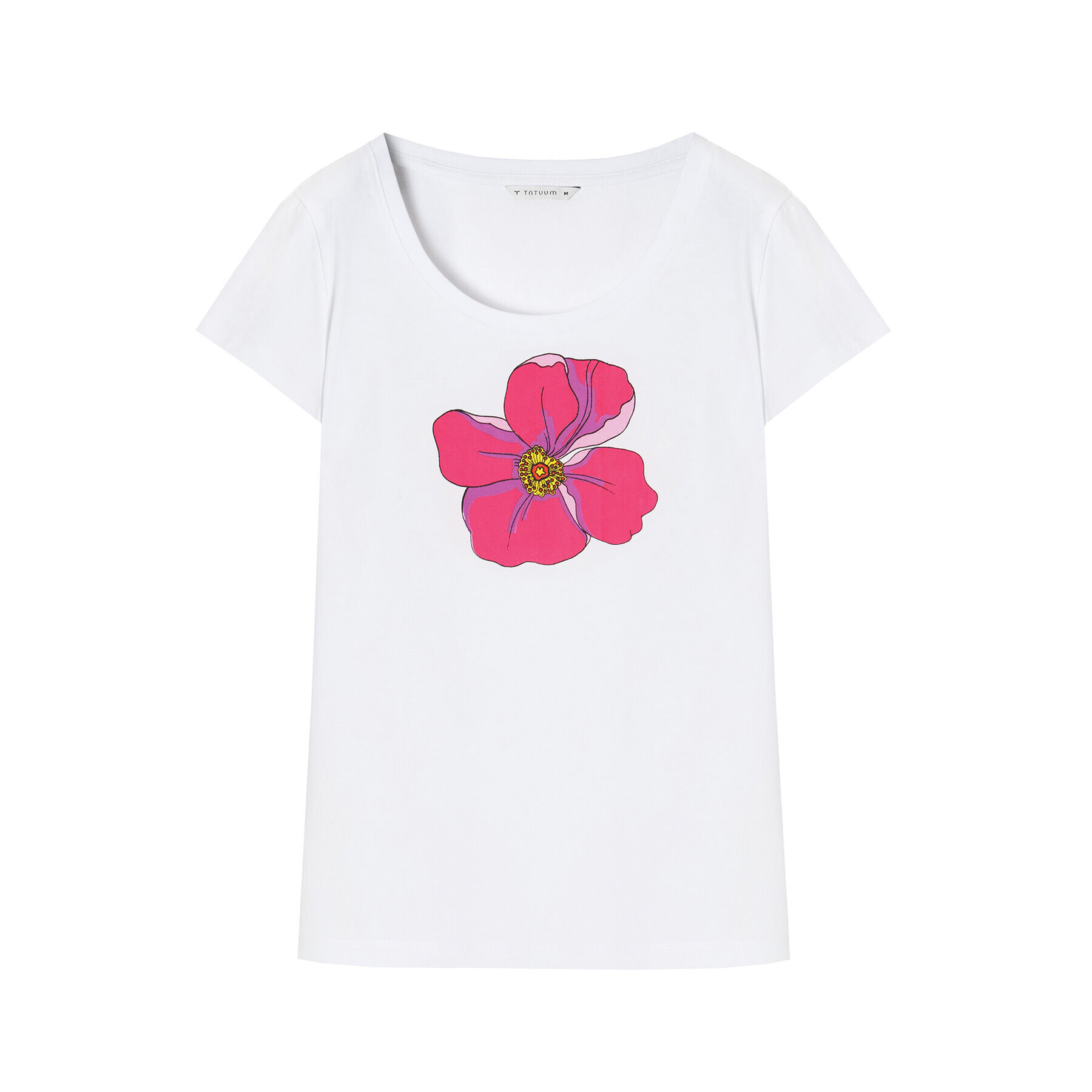 Tatuum T-Shirt Antonia T2215.113 Bílá Regular Fit - Pepit.cz