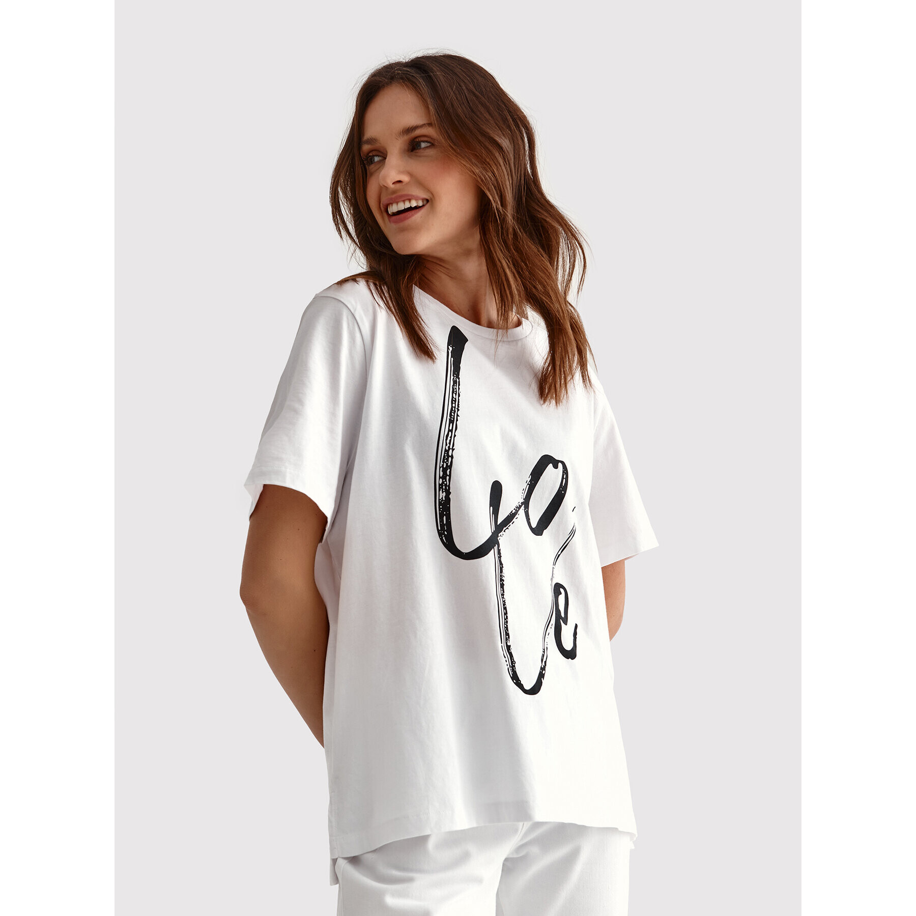 Tatuum T-Shirt Hapi 3 T2204.293 Bílá Oversize - Pepit.cz