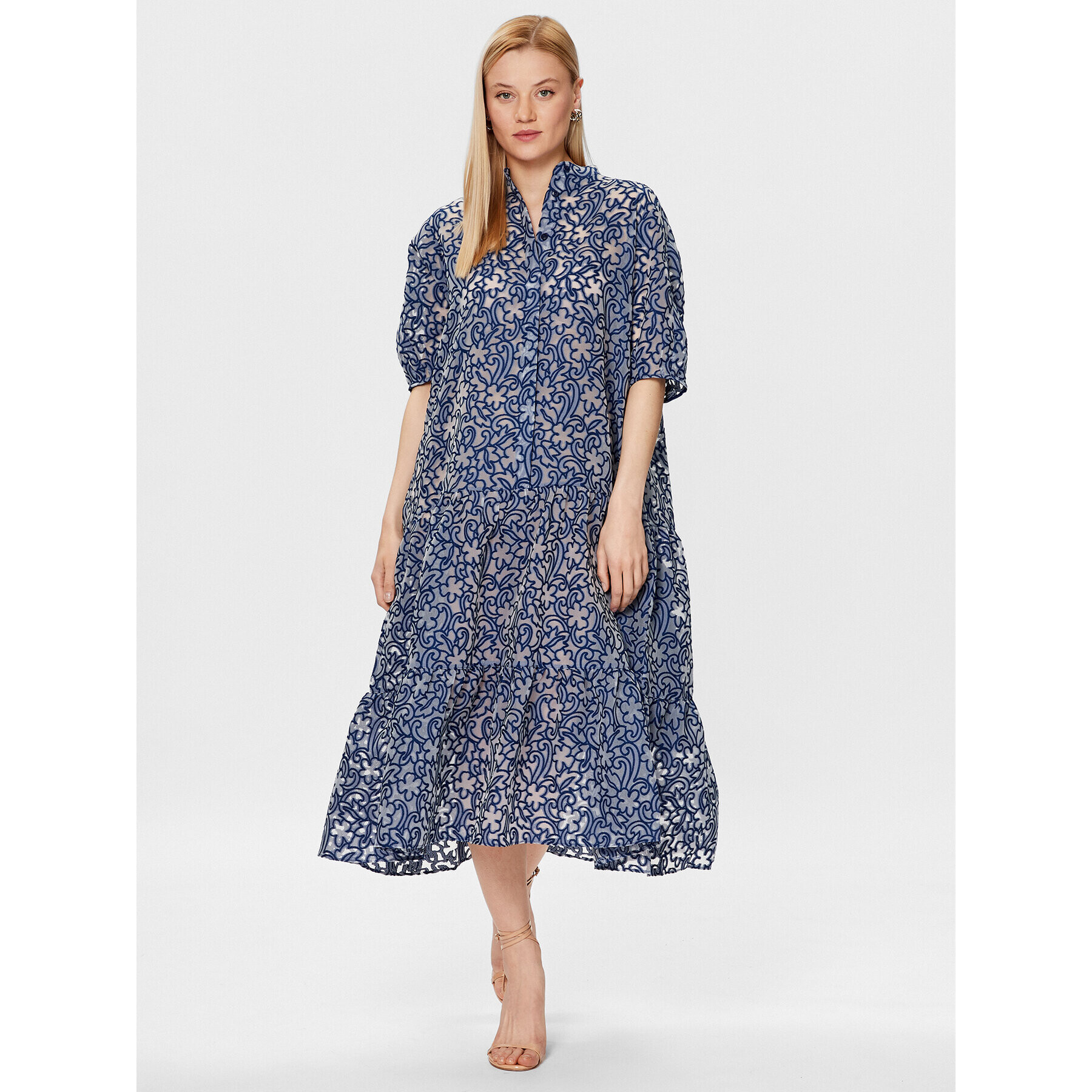 Ted Baker Každodenní šaty Camriyn 269418 Tmavomodrá Relaxed Fit - Pepit.cz