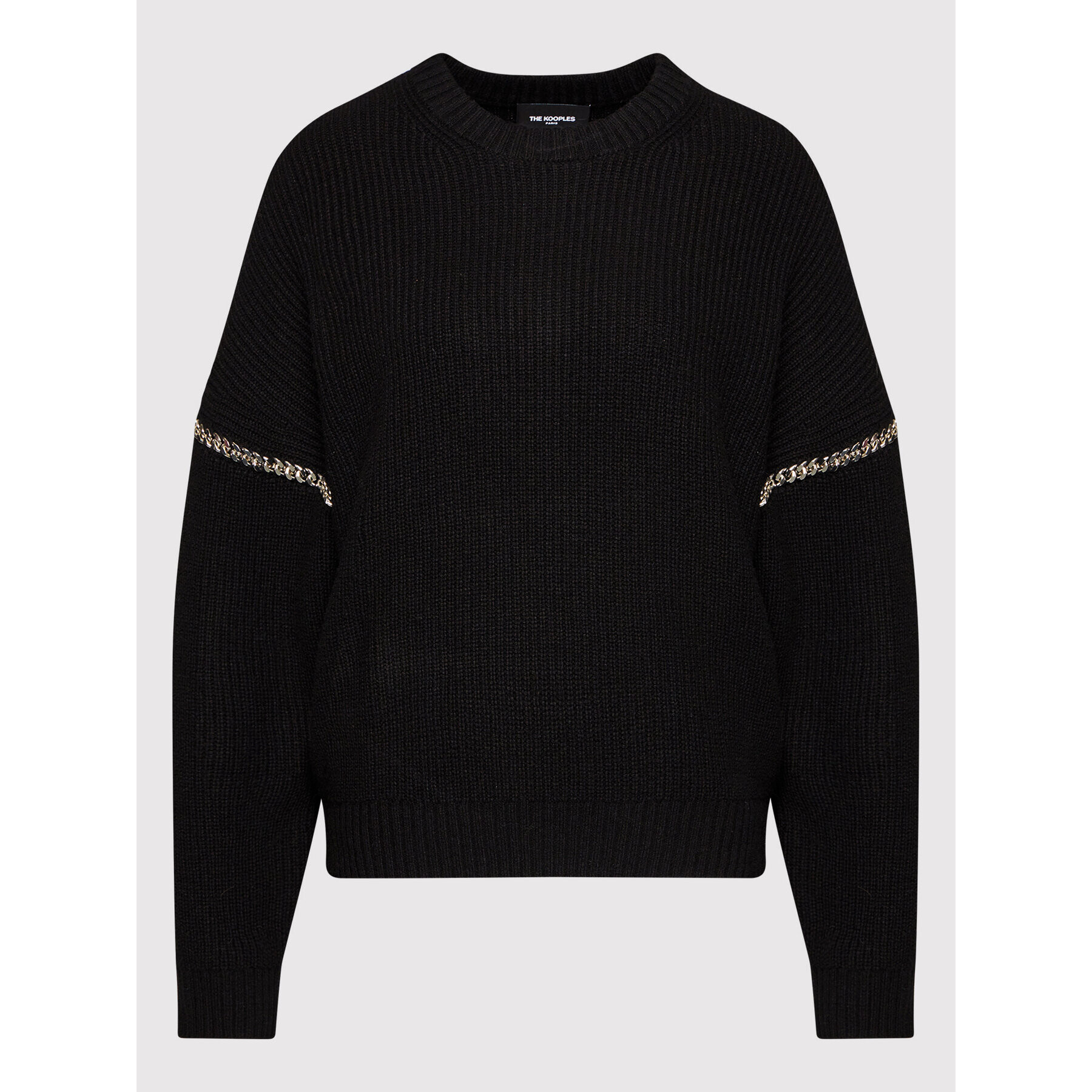 The Kooples Svetr Knit FPUL23042K Černá Relaxed Fit - Pepit.cz