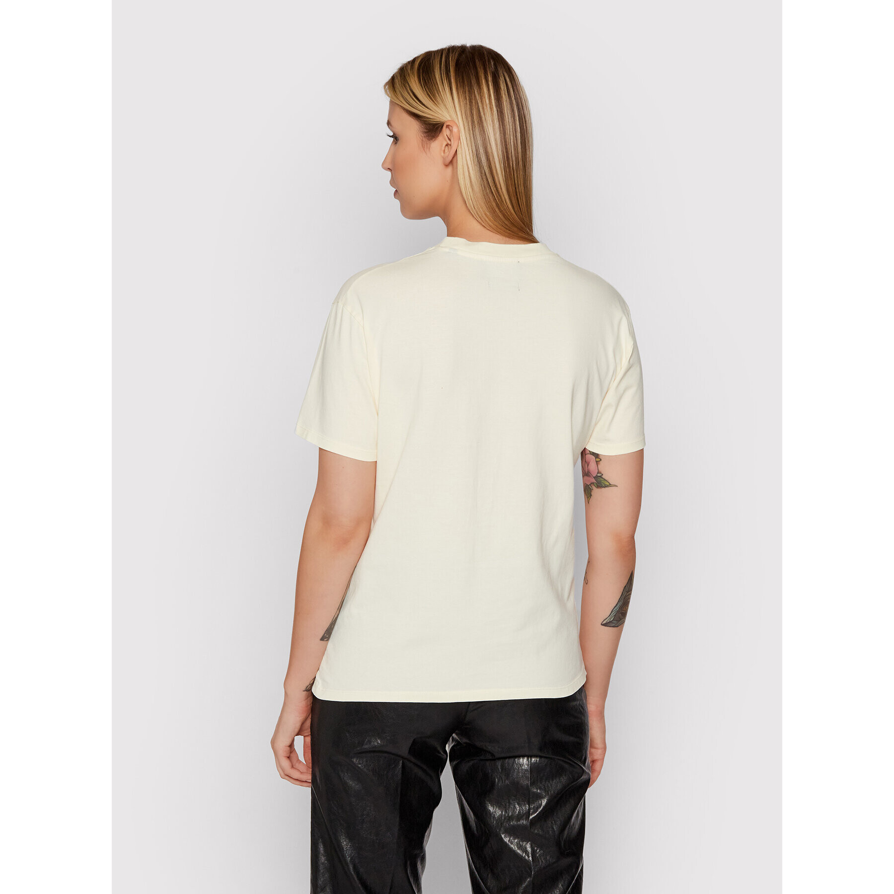 The Kooples T-Shirt Print FTSC23030K Žlutá Regular Fit - Pepit.cz