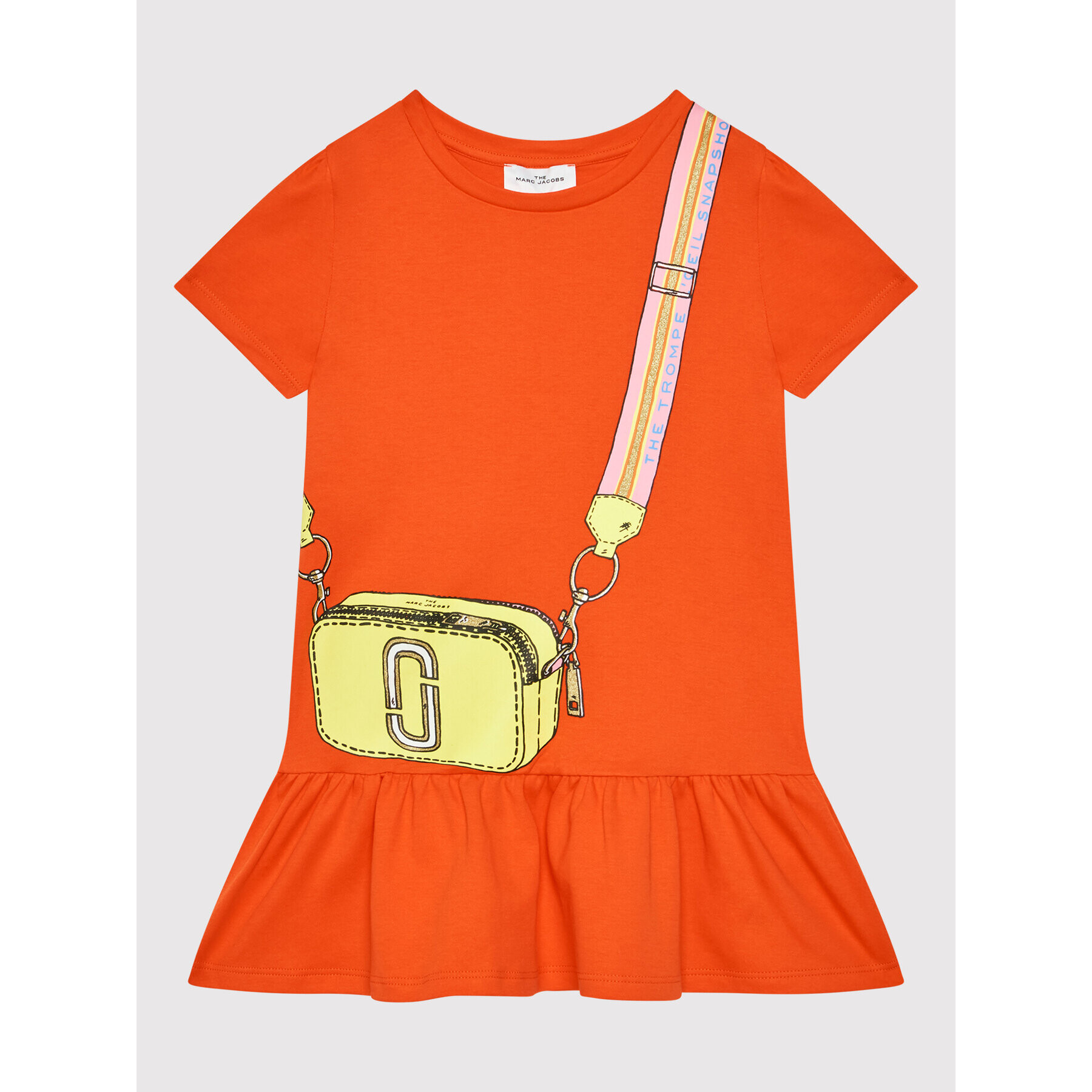 The Marc Jacobs Letní šaty W12396 S Oranžová Regular Fit - Pepit.cz