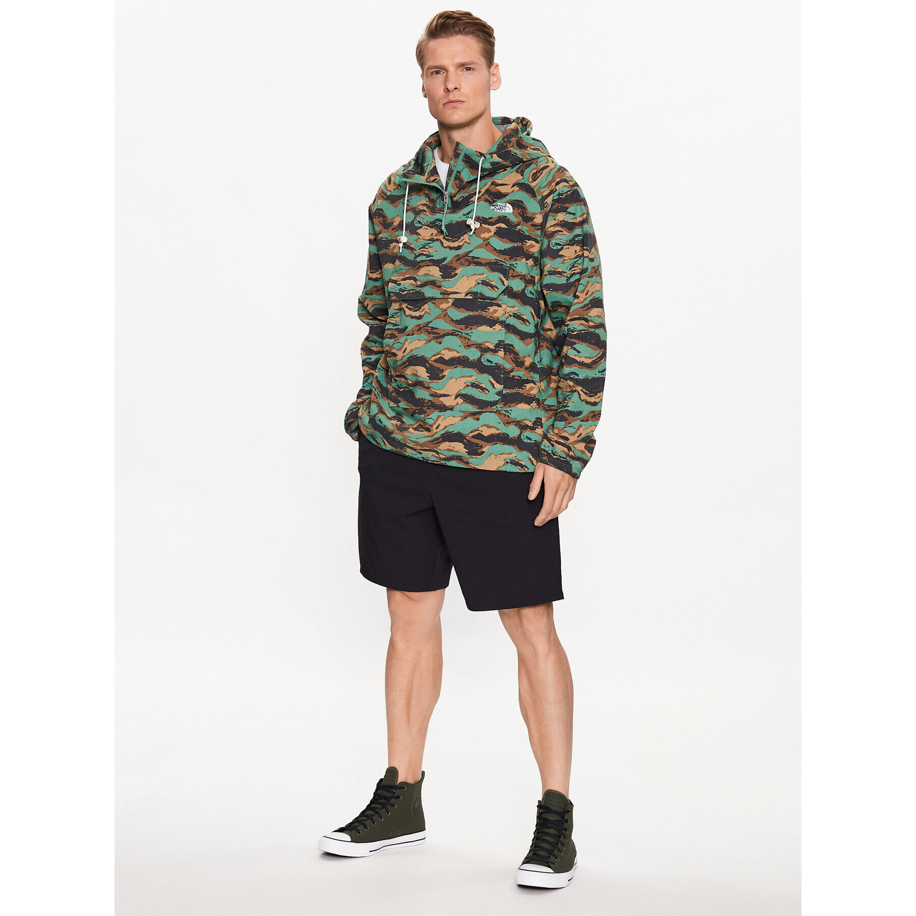 The North Face Bunda anorak Class V NF0A5338 Zelená Regular Fit - Pepit.cz