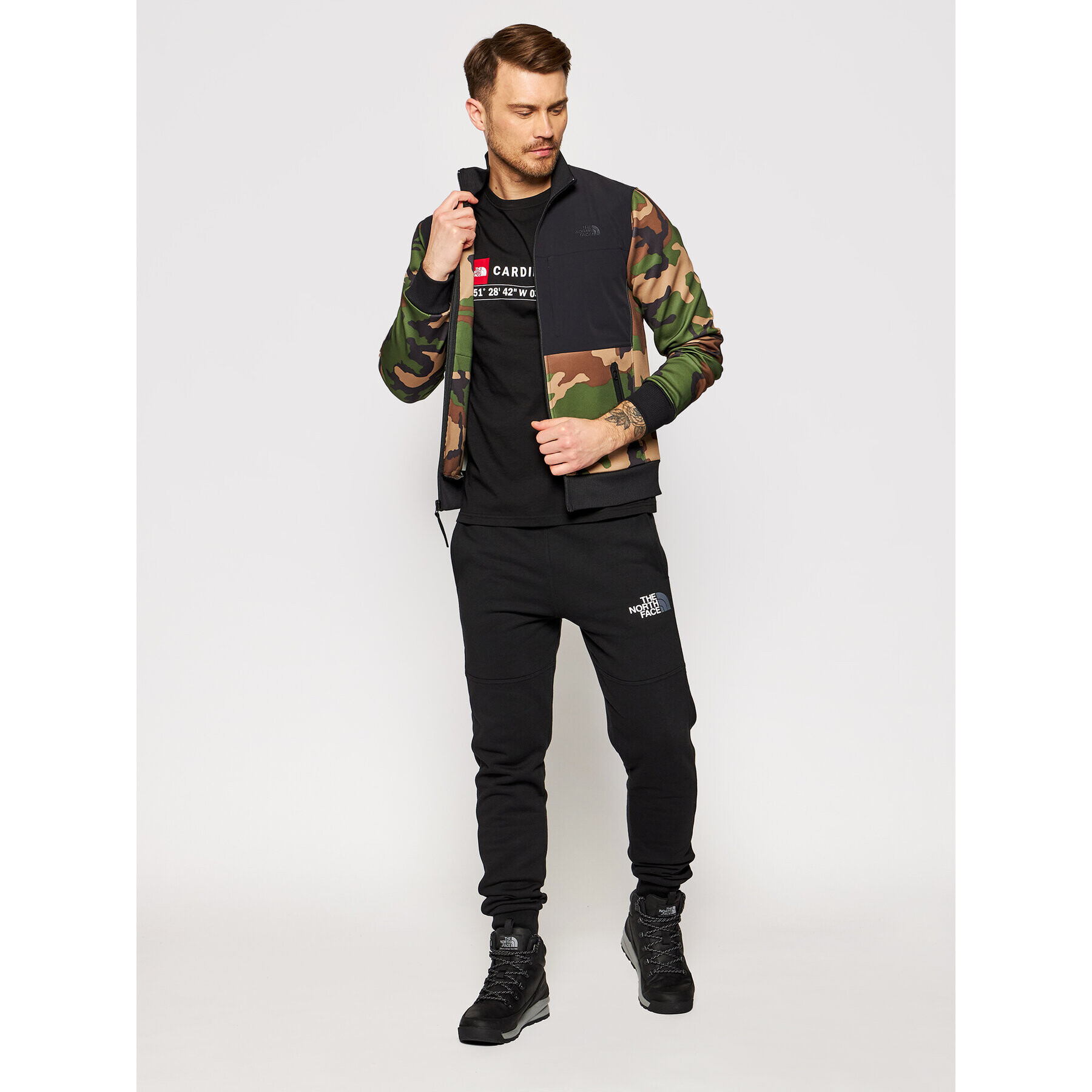 The North Face Bunda pro přechodné období Tracksuit NF0A3LDP Zelená Regular Fit - Pepit.cz