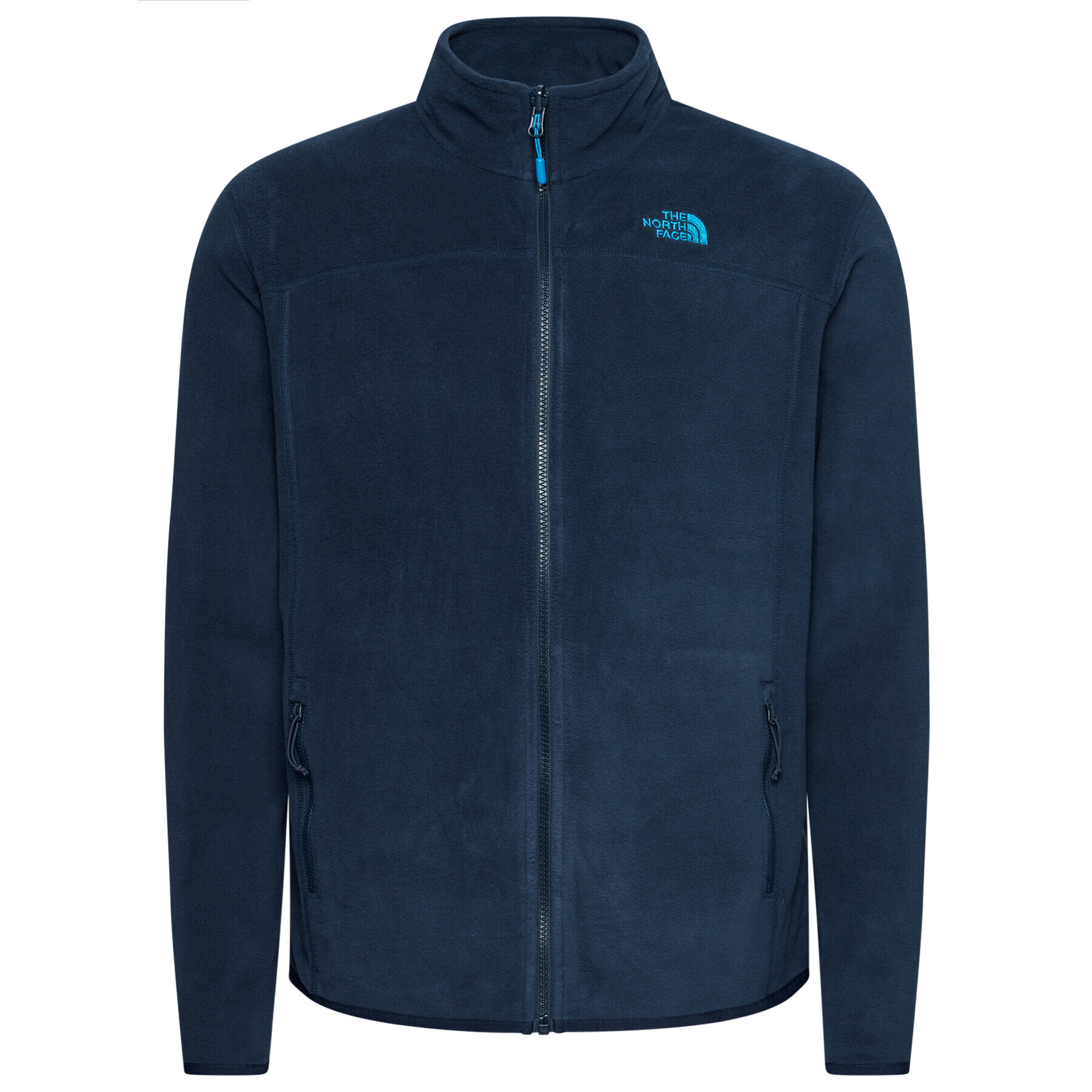 The North Face Fleecová mikina 100 Glacier Full Zip NF0A2UAQ Tmavomodrá Regular Fit - Pepit.cz