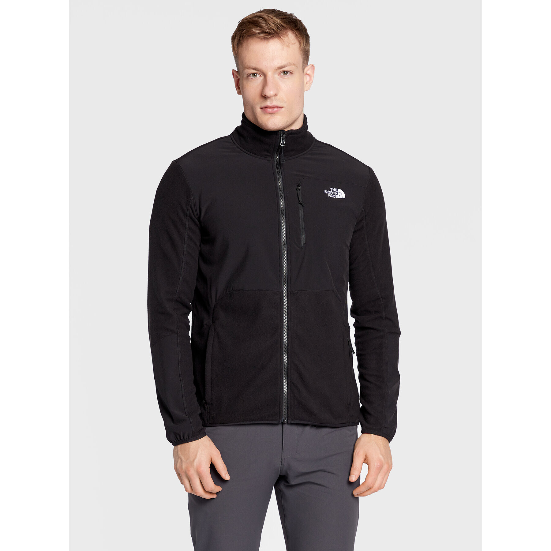 The North Face Fleecová mikina Glacier NF0A5IHS Černá Regular Fit - Pepit.cz