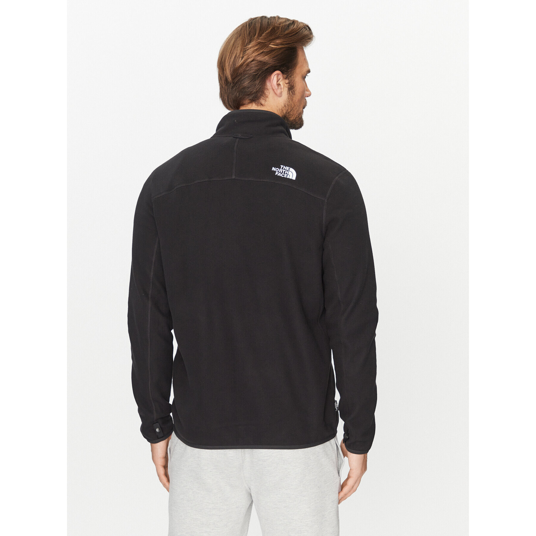 The North Face Fleecová mikina M 100 Glacier Full Zip - EuNF0A855XJK31 Černá Regular Fit - Pepit.cz