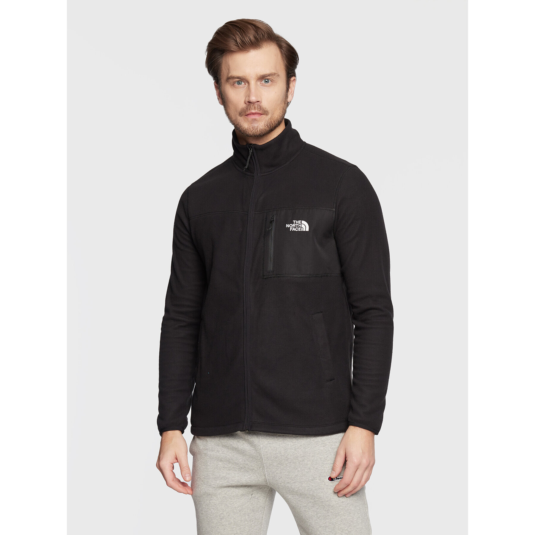 The North Face Fleecová mikina M Hs Fleece NF0A55HL Černá Regular Fit - Pepit.cz