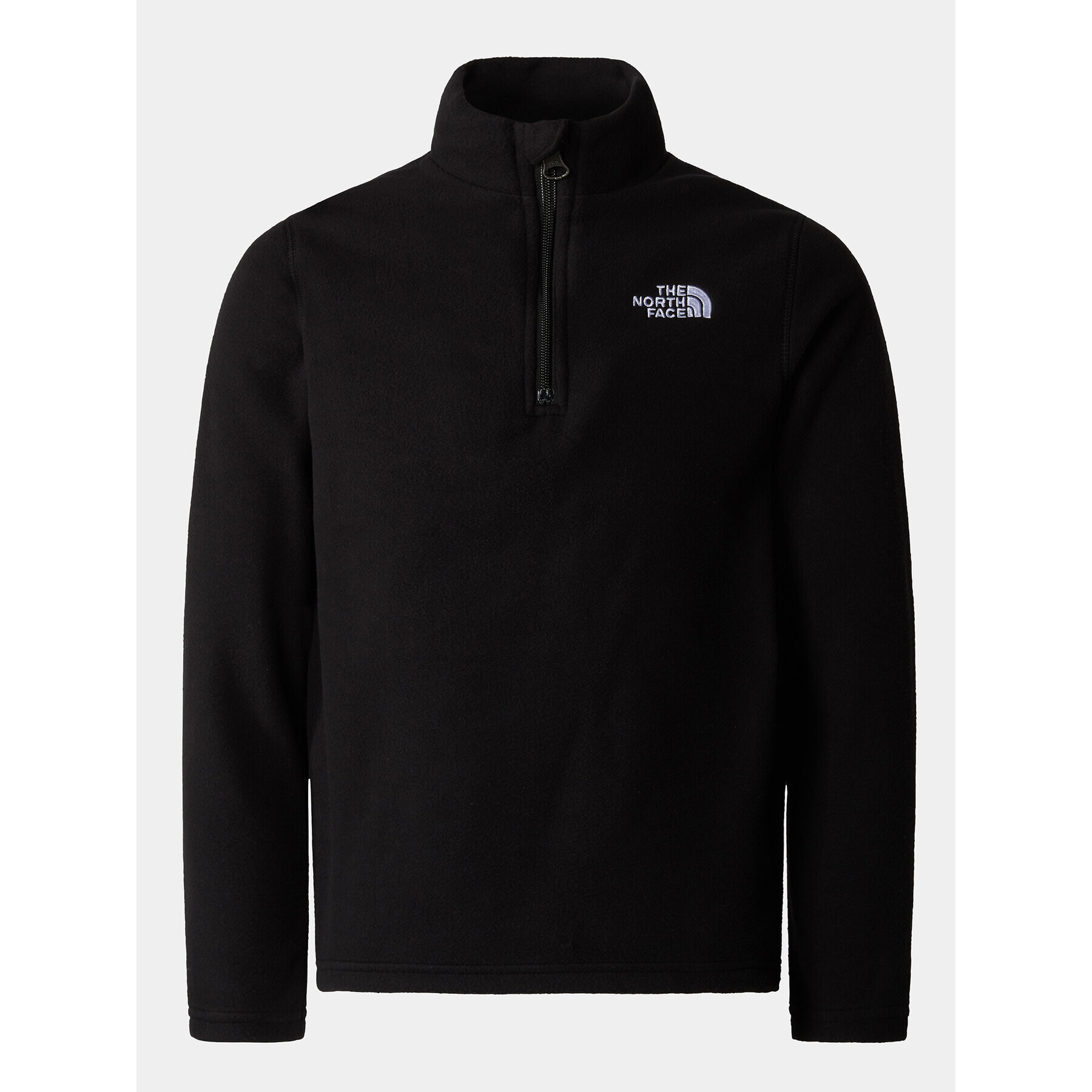 The North Face Fleecová mikina Teen Glacier Fleece 1/4 ZipNF0A82D1JK31 Černá Regular Fit - Pepit.cz