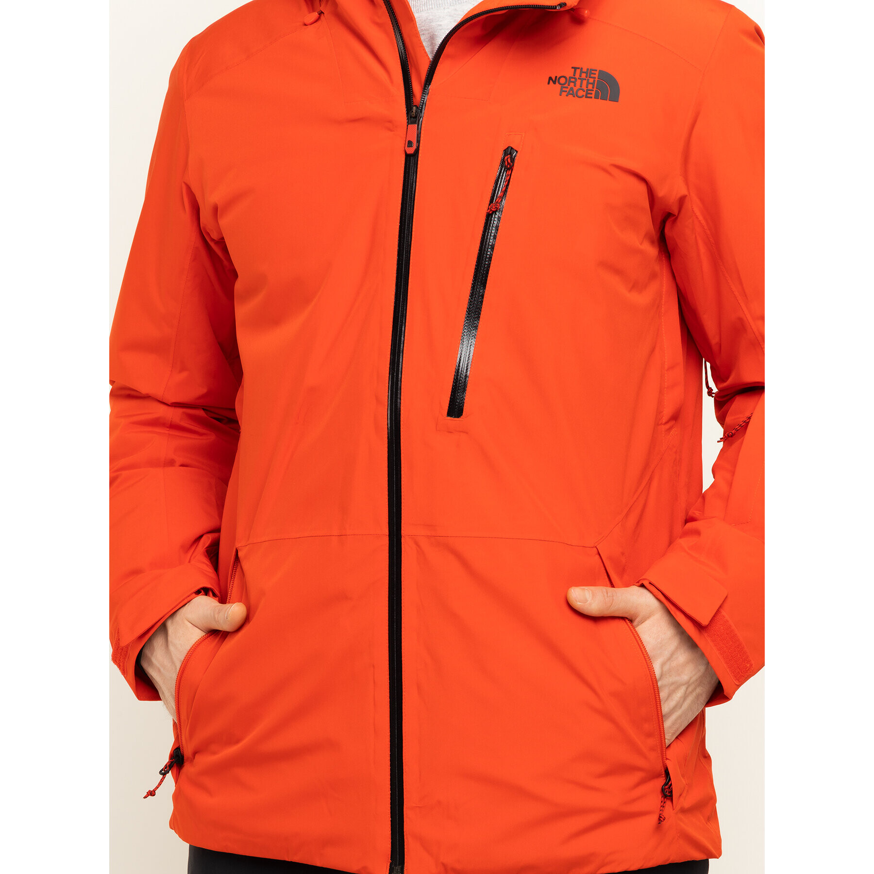 The North Face Lyžařská bunda Descendit NF0A3LZL Červená Regular Fit - Pepit.cz