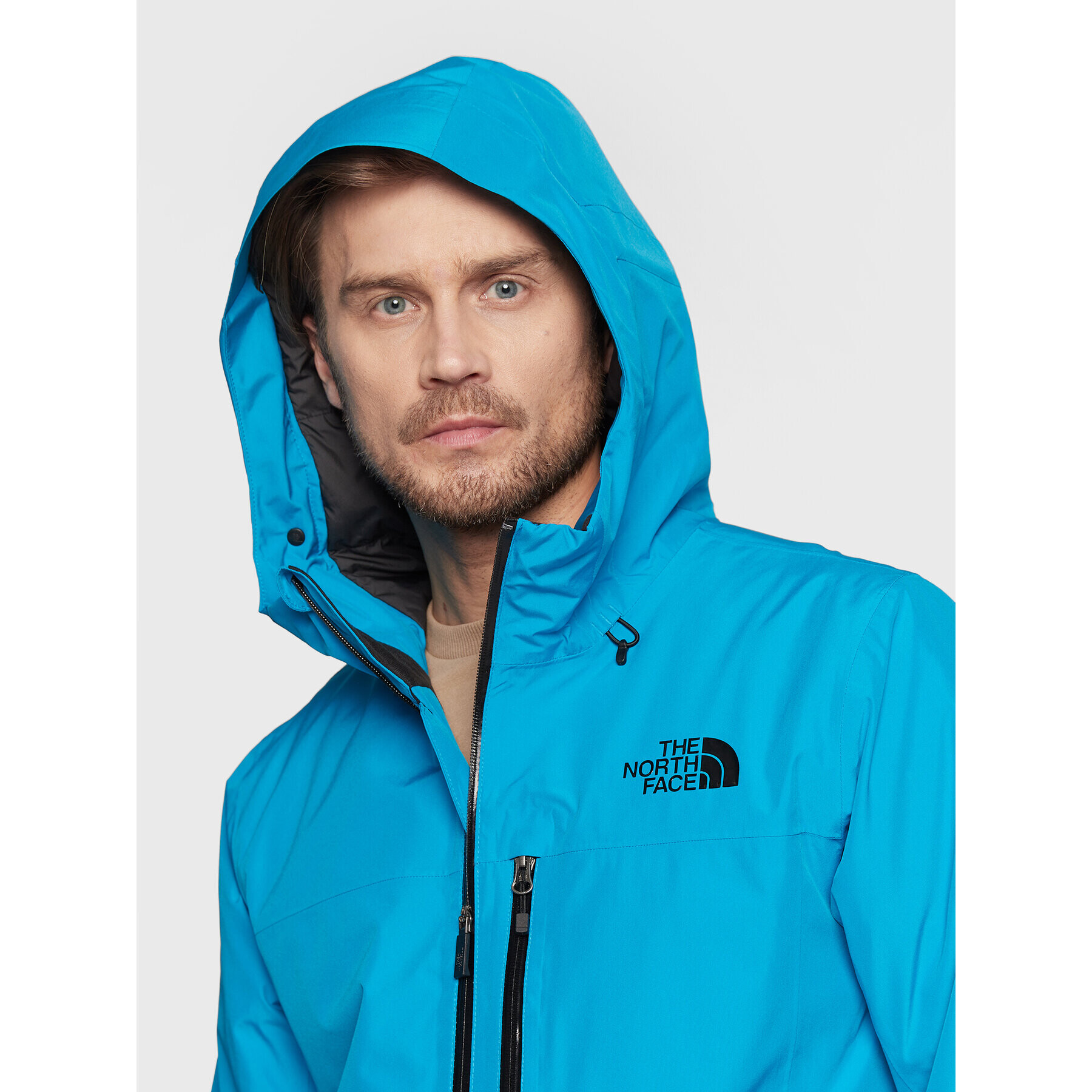 The North Face Lyžařská bunda Descendit NF0A4QWW Modrá Regular Fit - Pepit.cz