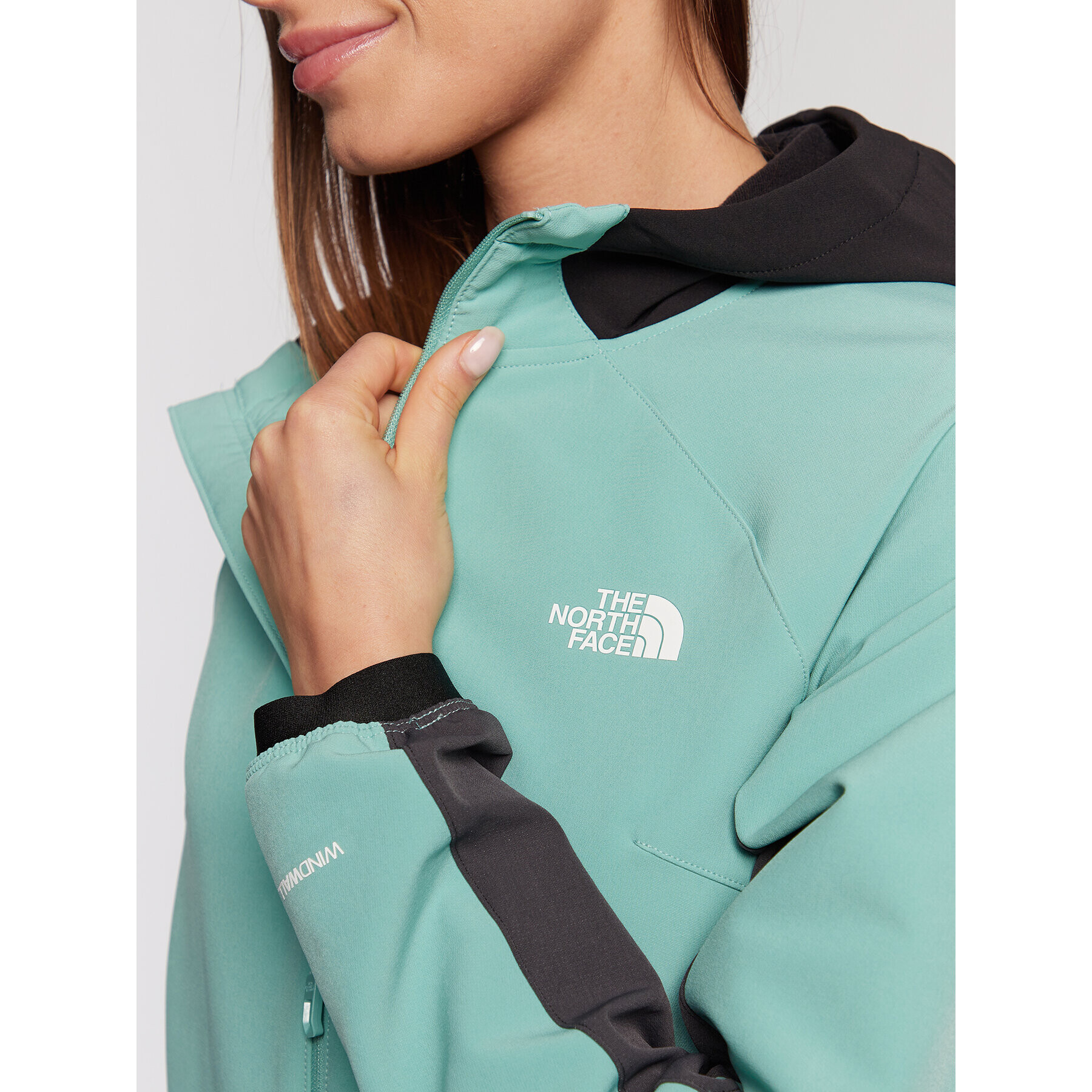 The North Face Softshellová bunda NF0A7ZE9 Zelená Regular Fit - Pepit.cz