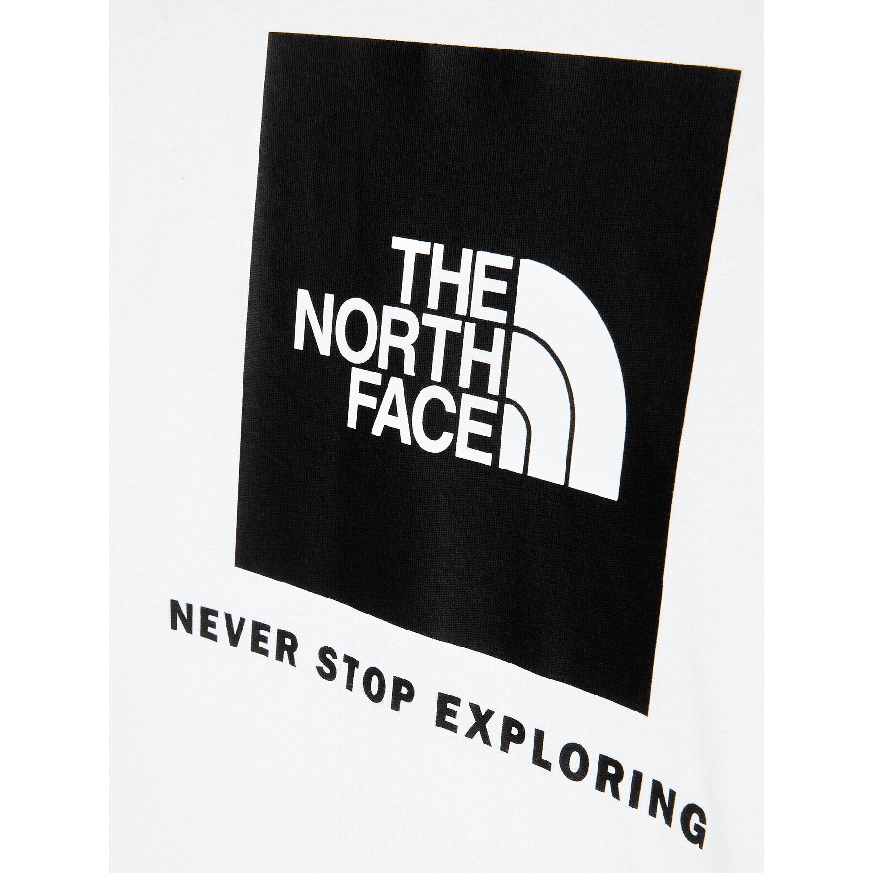 The North Face T-Shirt Box NF0A7X5C Bílá Regular Fit - Pepit.cz