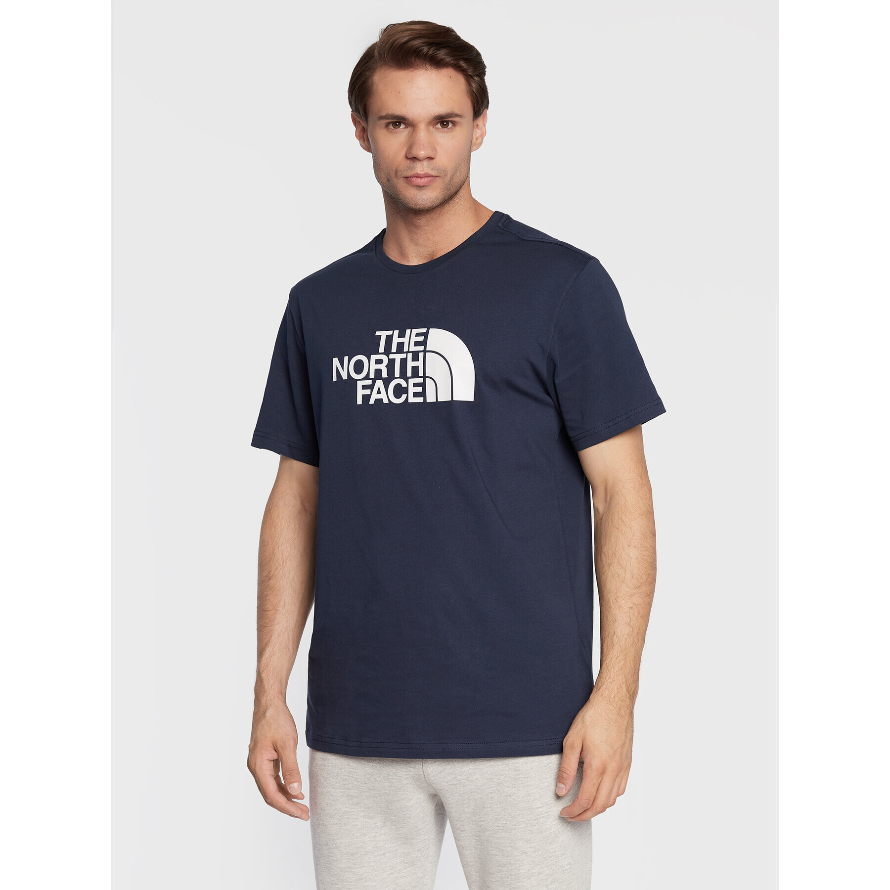 The North Face T-Shirt Easy NF0A2TX3 Tmavomodrá Regular Fit - Pepit.cz