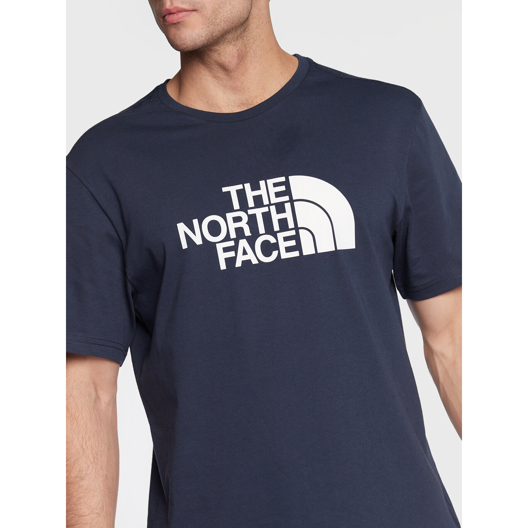 The North Face T-Shirt Easy NF0A2TX3 Tmavomodrá Regular Fit - Pepit.cz