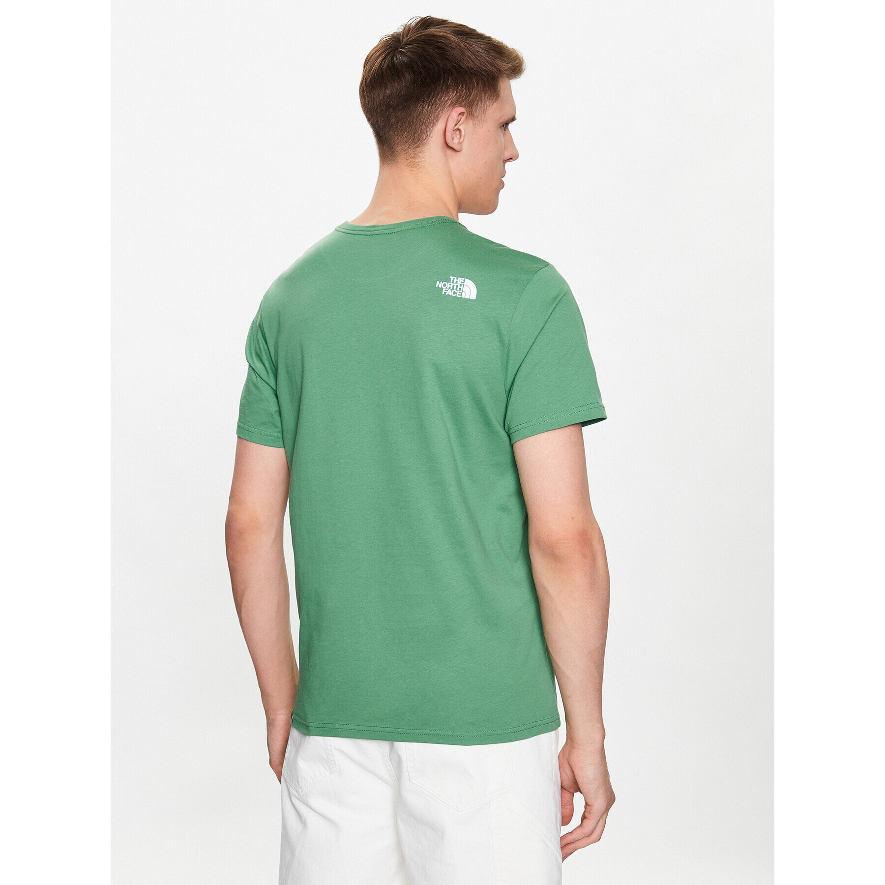 The North Face T-Shirt Easy NF0A2TX3 Zelená Regular Fit - Pepit.cz