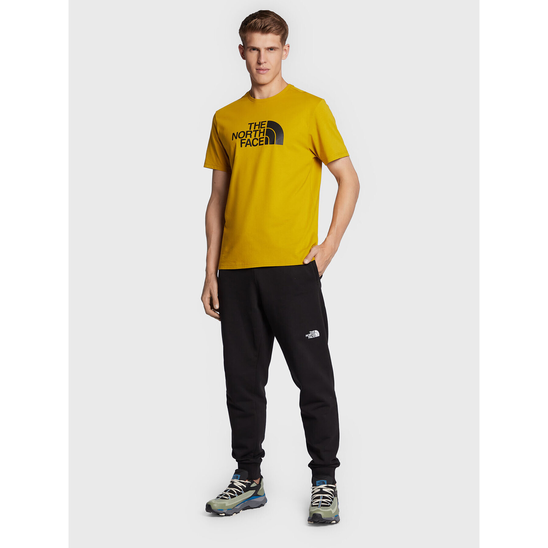 The North Face T-Shirt Easy NF0A2TX3 Žlutá Regular Fit - Pepit.cz