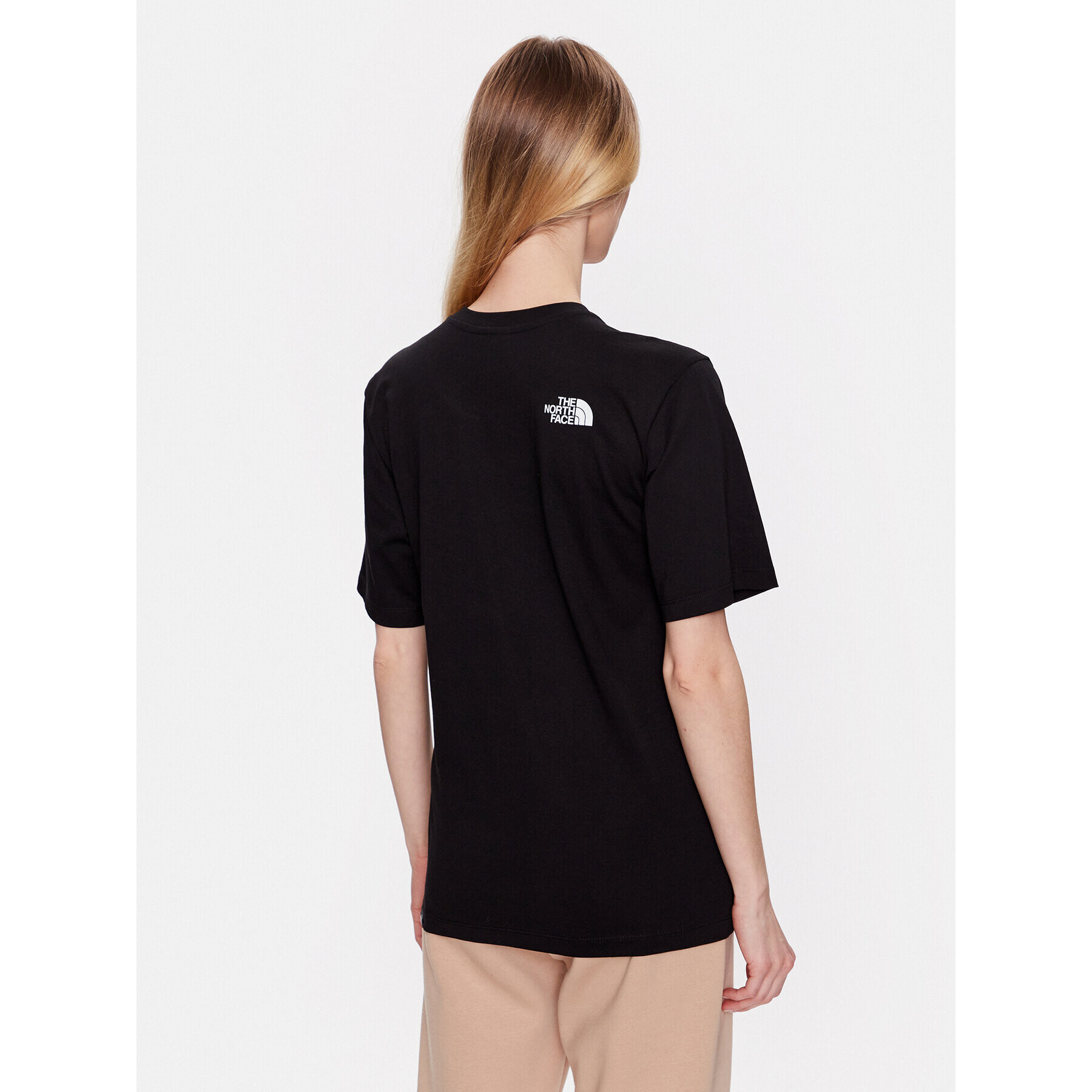 The North Face T-Shirt Easy NF0A4M5P Černá Relaxed Fit - Pepit.cz