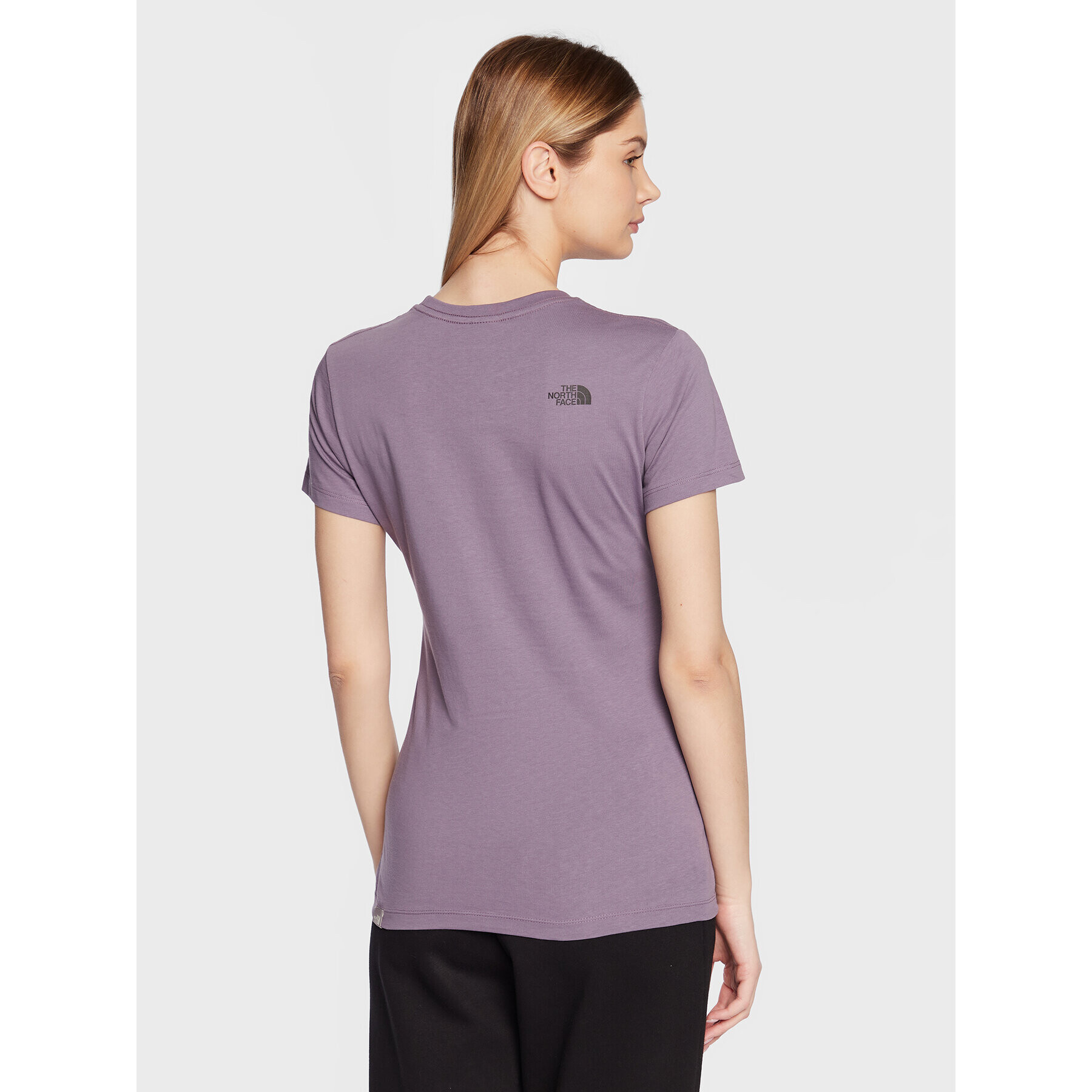 The North Face T-Shirt Easy NF0A4T1Q Fialová Regular Fit - Pepit.cz