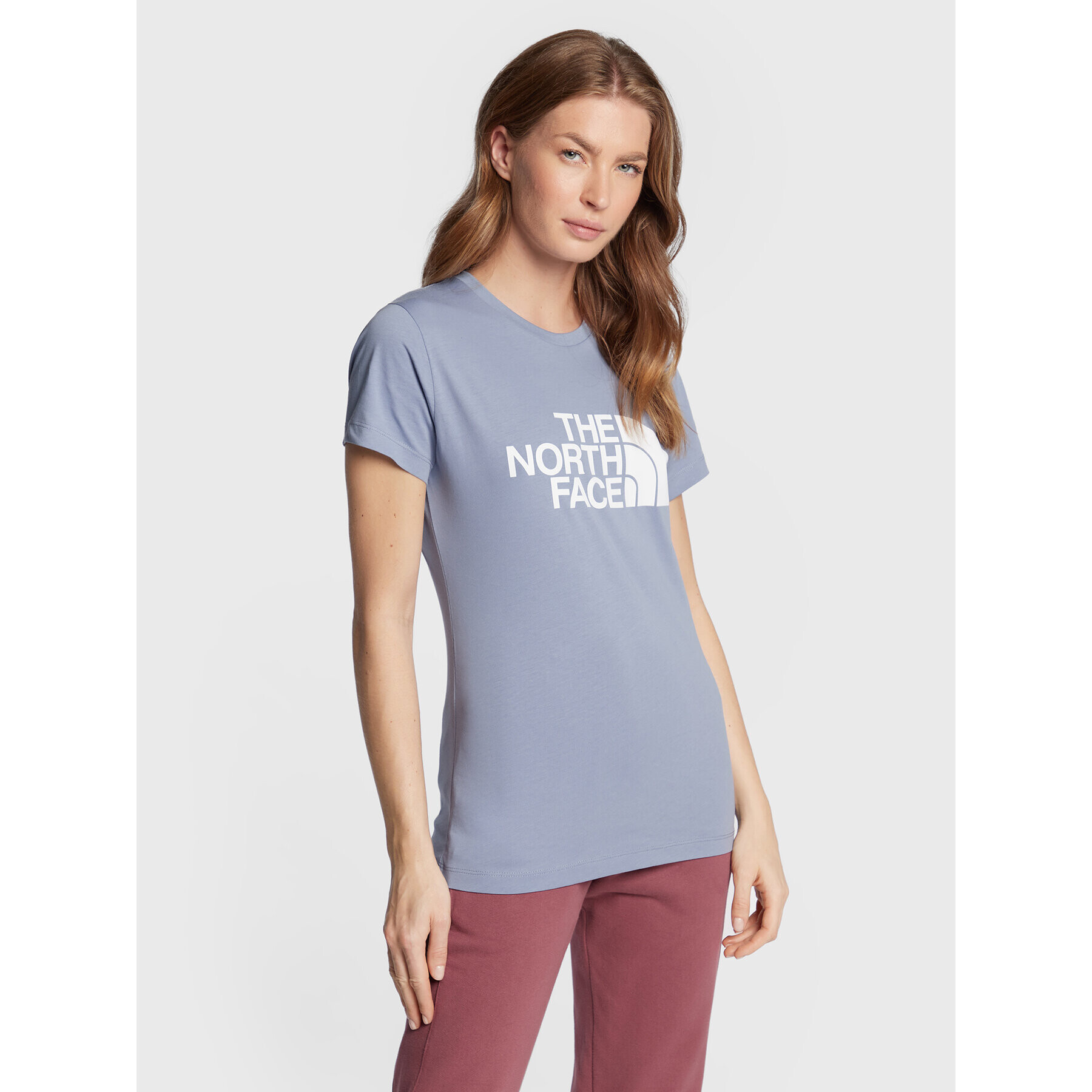 The North Face T-Shirt Easy NF0A4T1Q Modrá Regular Fit - Pepit.cz