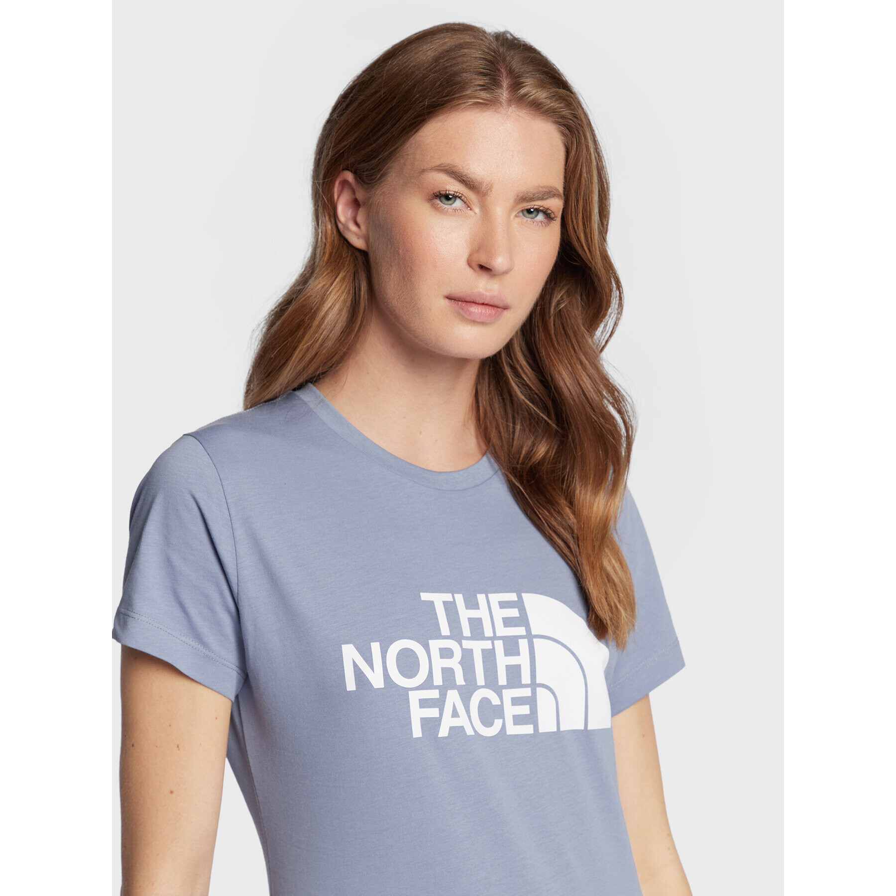 The North Face T-Shirt Easy NF0A4T1Q Modrá Regular Fit - Pepit.cz