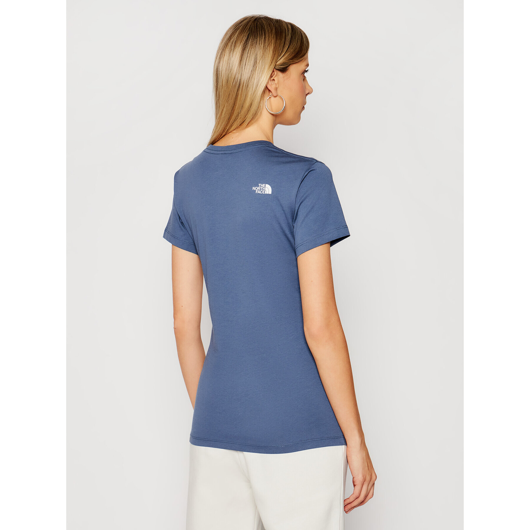 The North Face T-Shirt Easy NF0A4T1Q Modrá Regular Fit - Pepit.cz