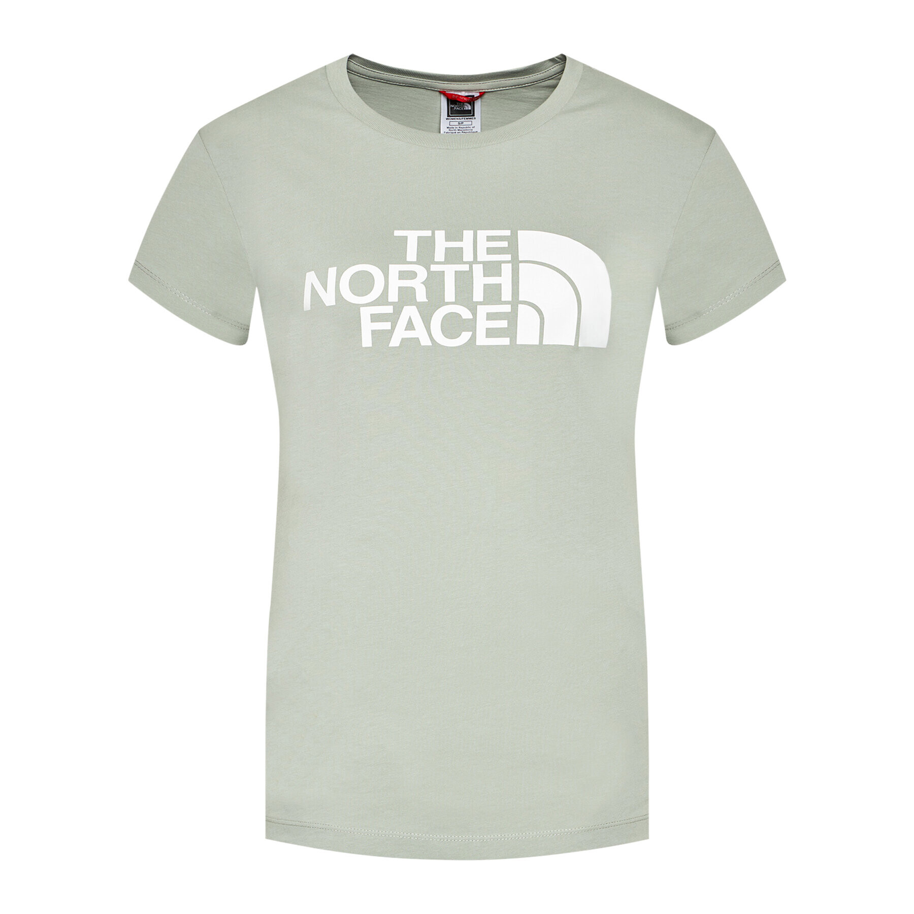 The North Face T-Shirt Easy NF0A4T1Q Zelená Regular Fit - Pepit.cz