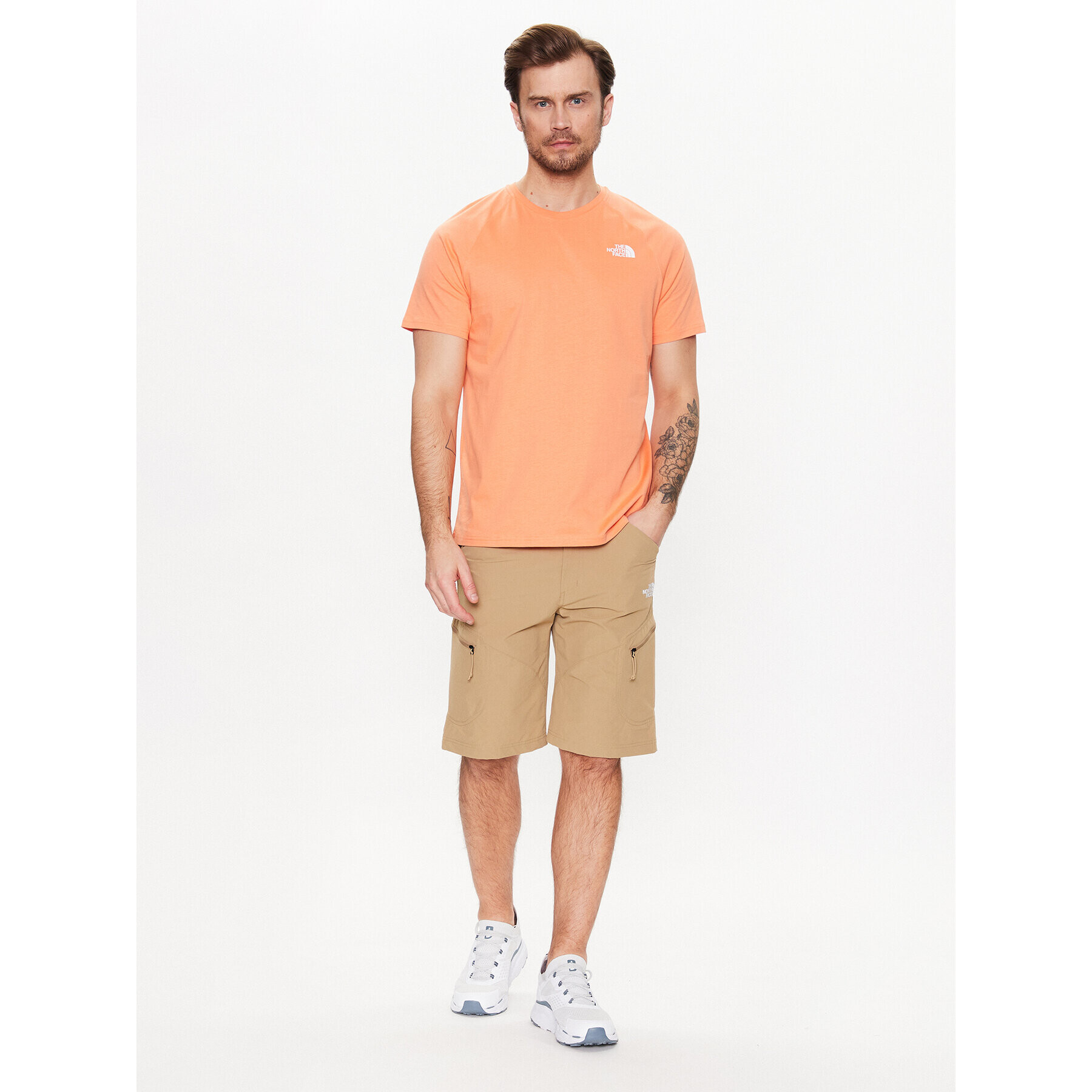 The North Face T-Shirt Faces NF00CEQ8 Oranžová Regular Fit - Pepit.cz