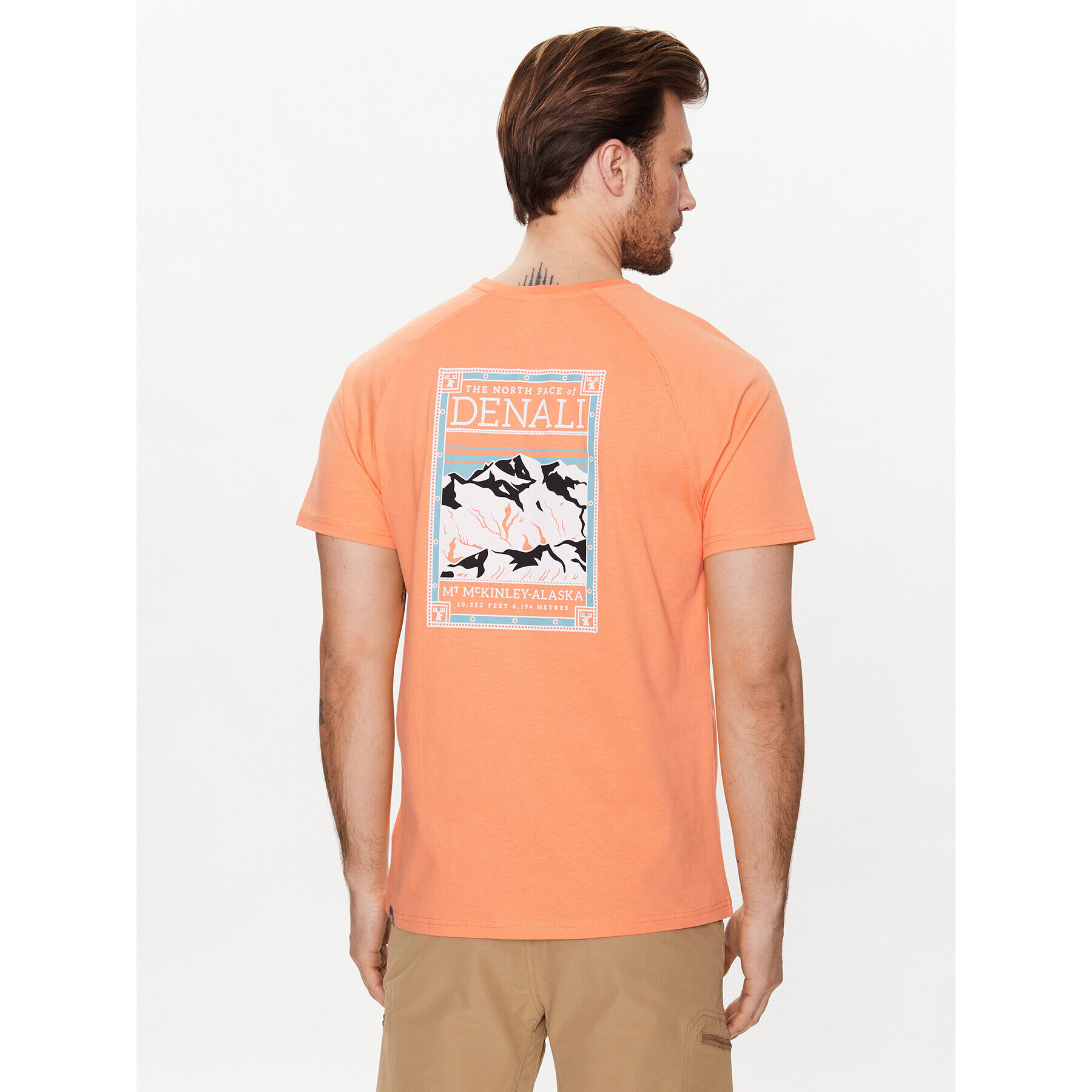 The North Face T-Shirt Faces NF00CEQ8 Oranžová Regular Fit - Pepit.cz