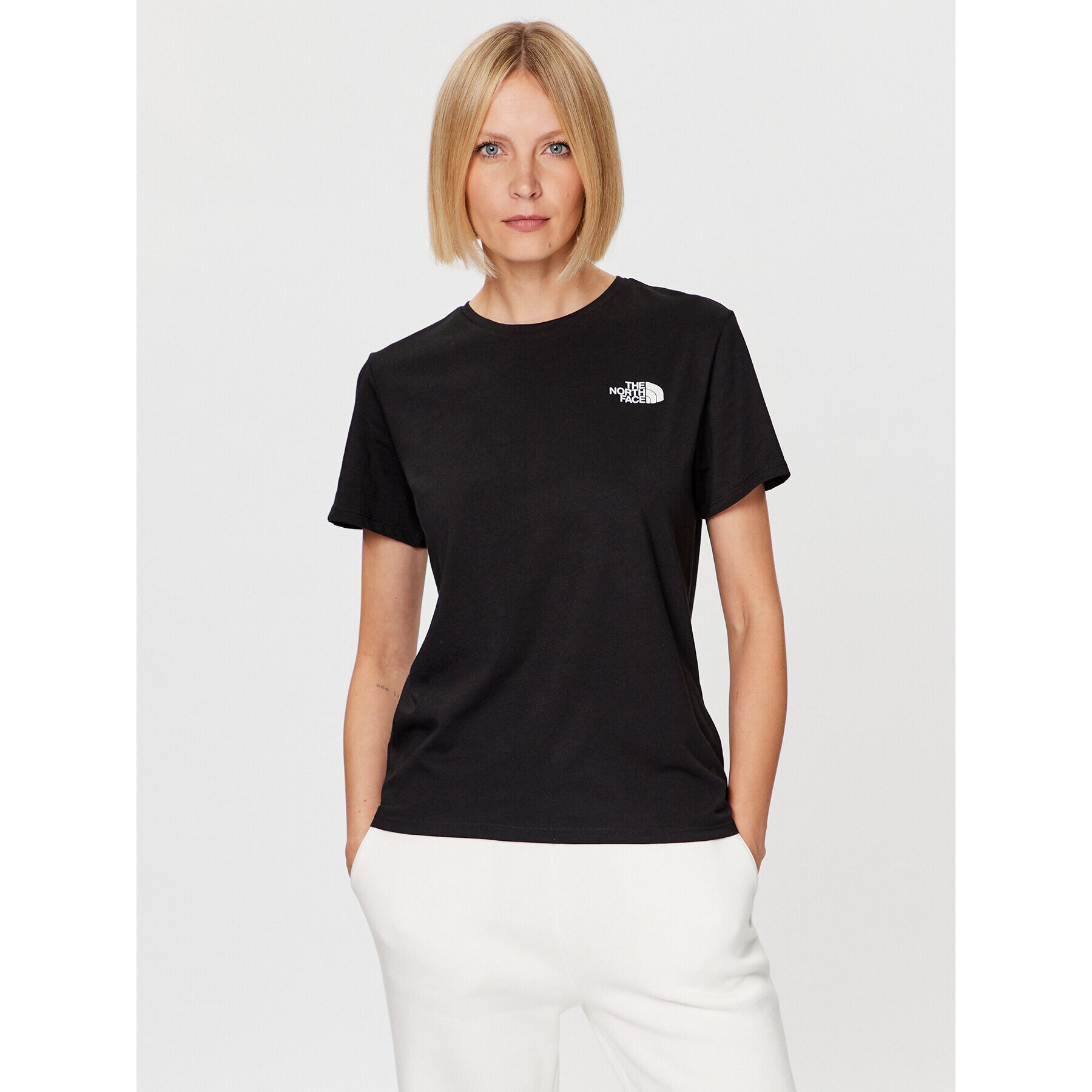 The North Face T-Shirt Foundation Graphic NF0A55B2 Černá Regular Fit - Pepit.cz