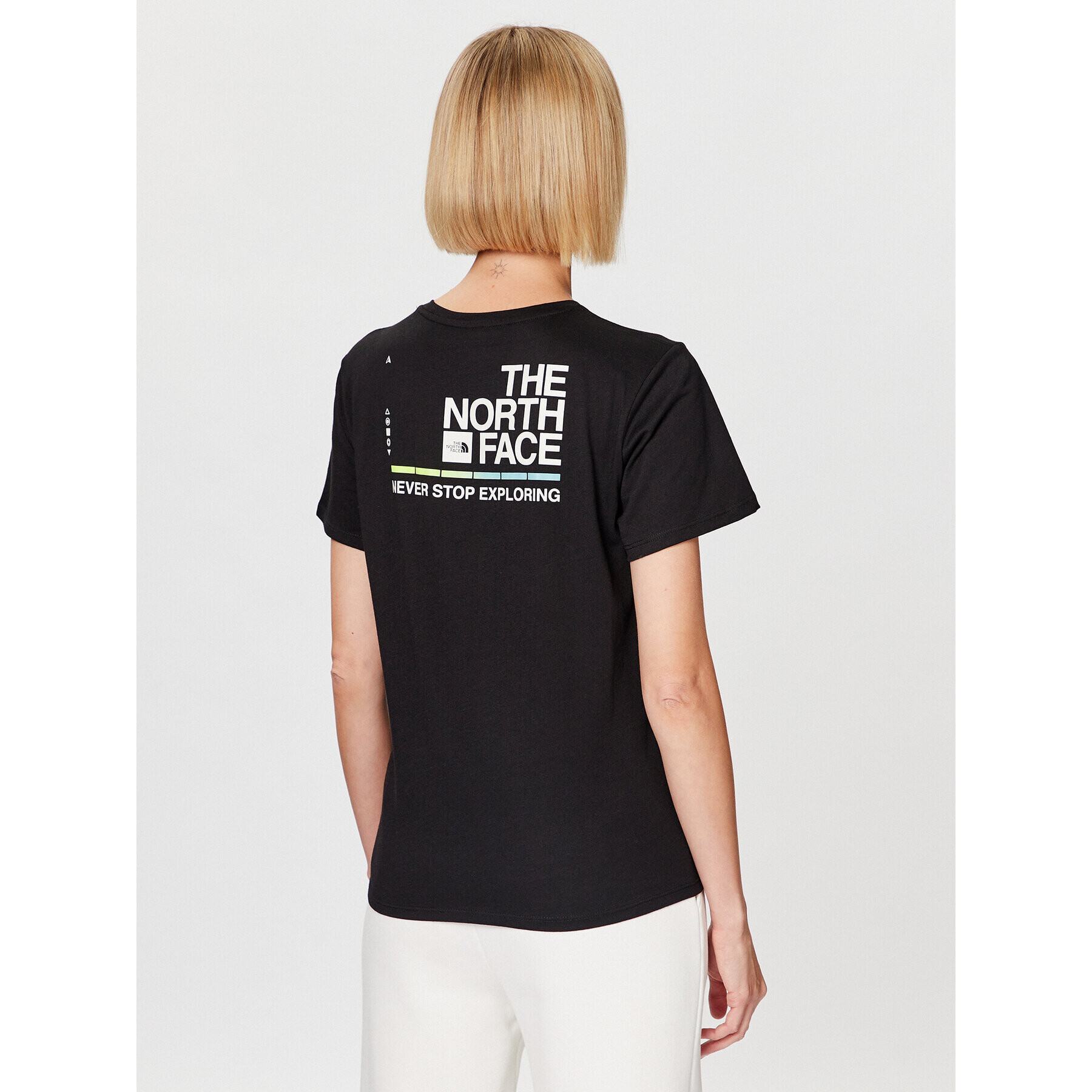 The North Face T-Shirt Foundation Graphic NF0A55B2 Černá Regular Fit - Pepit.cz