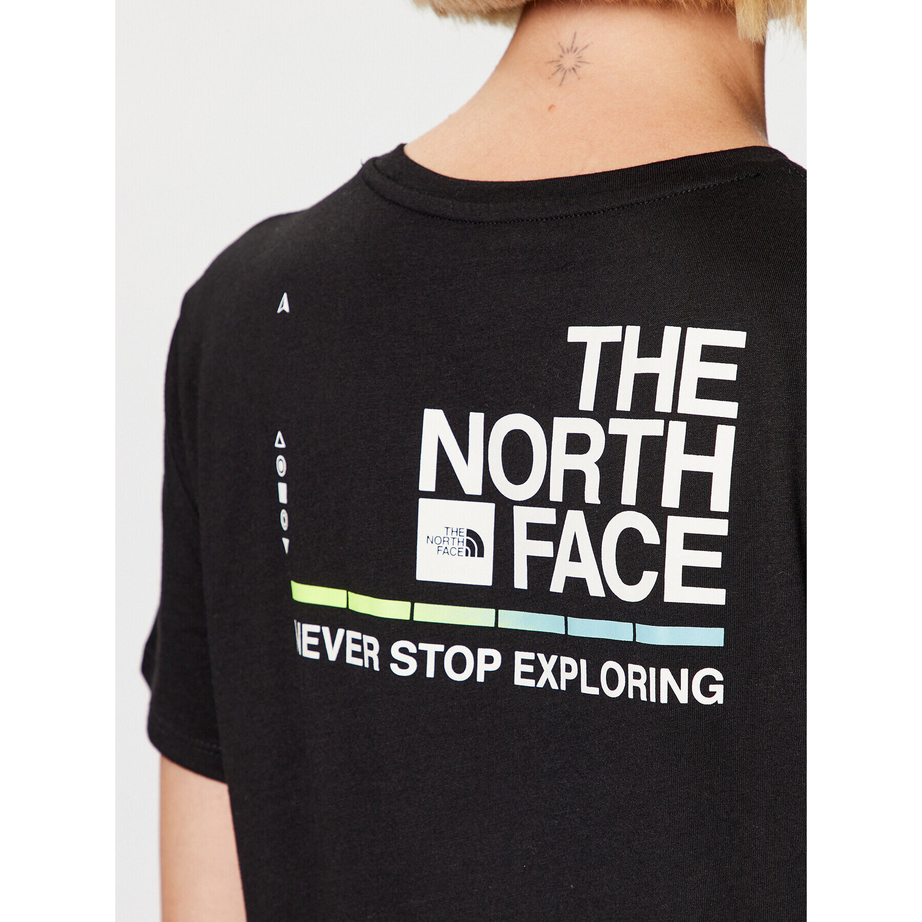 The North Face T-Shirt Foundation Graphic NF0A55B2 Černá Regular Fit - Pepit.cz