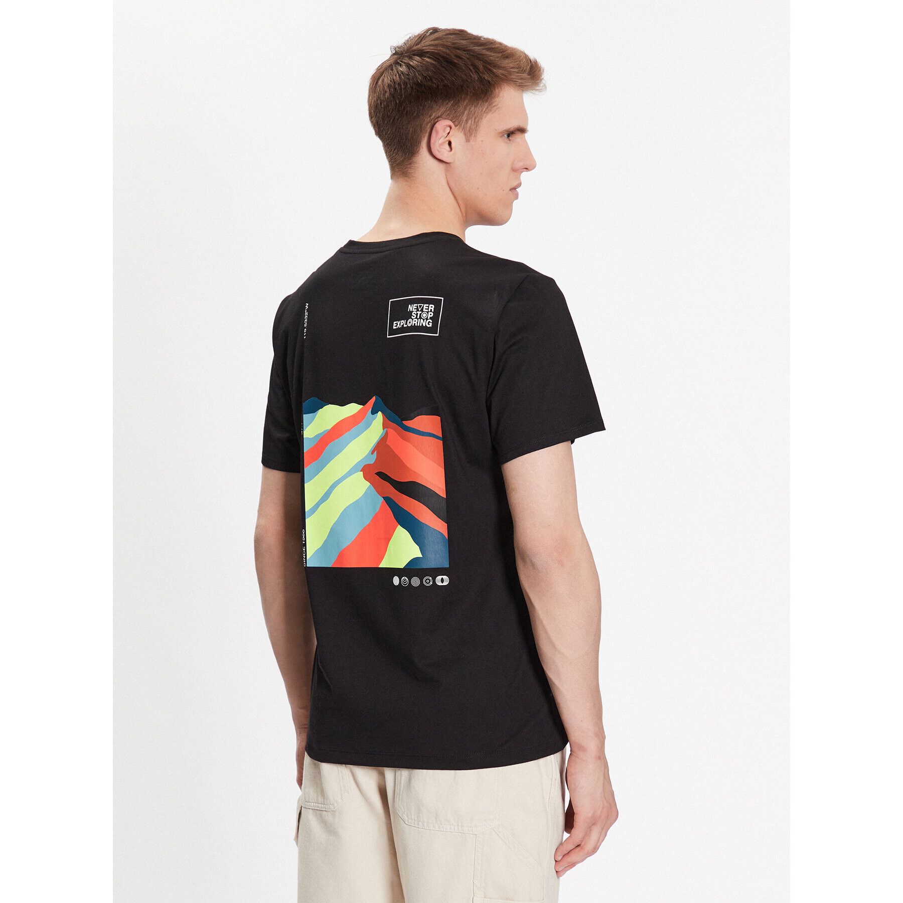 The North Face T-Shirt Foundation Graphic NF0A55EF Černá Regular Fit - Pepit.cz